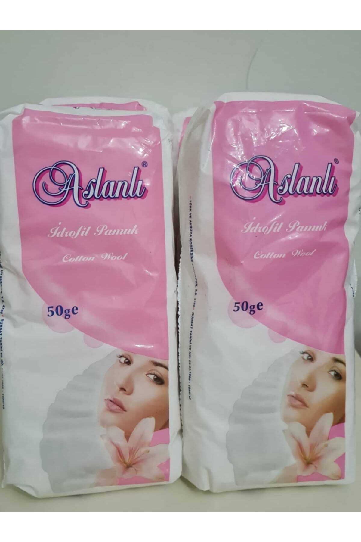 Aslanlı Idrofil Pamuk 10 Adet 50 gr