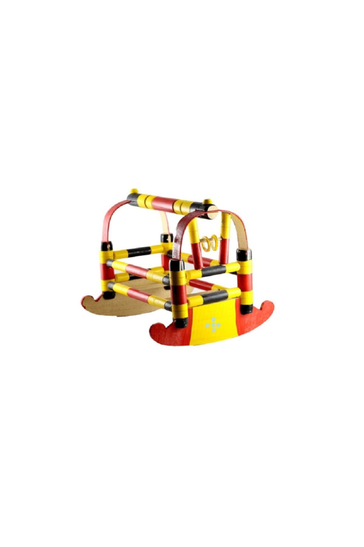 CAN OYUNCAK Şirin Ahşap Tahta Oyuncak 40 cm Beşik