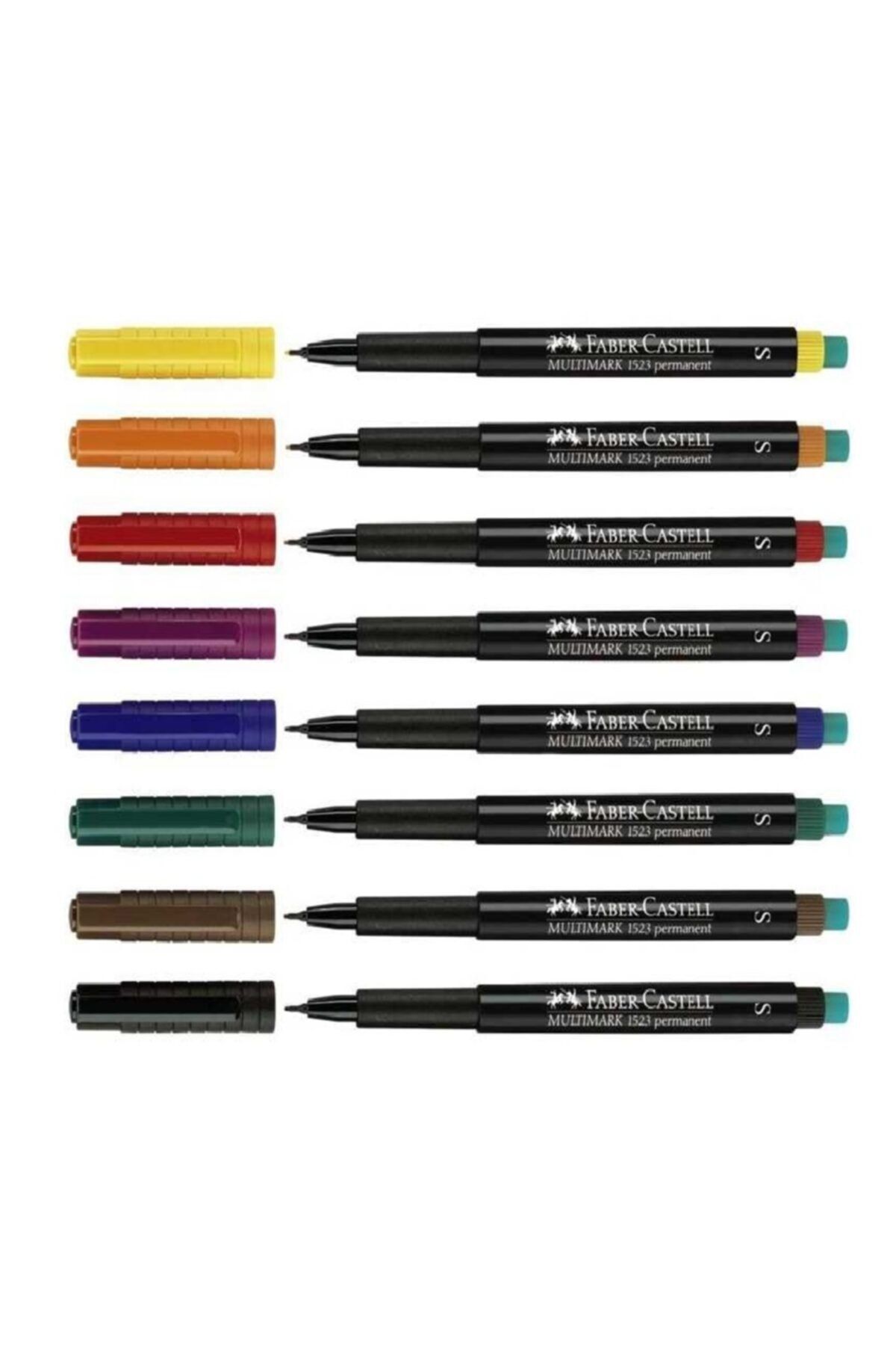 Faber Castell ( 8 Adet ) - S - Karışık Renk Cd Kalemi