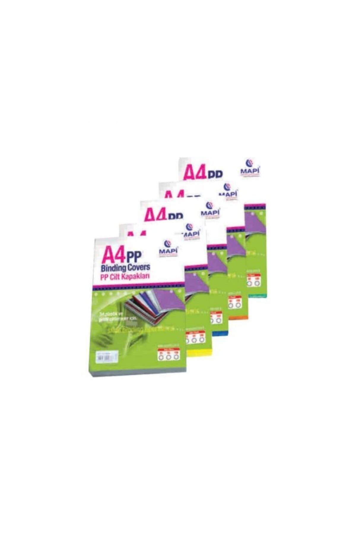 Mapi A4cilt Kapağı Plastik 350 Micron Siyah + Beyaz 204 02 61 (100 Lü Paket)