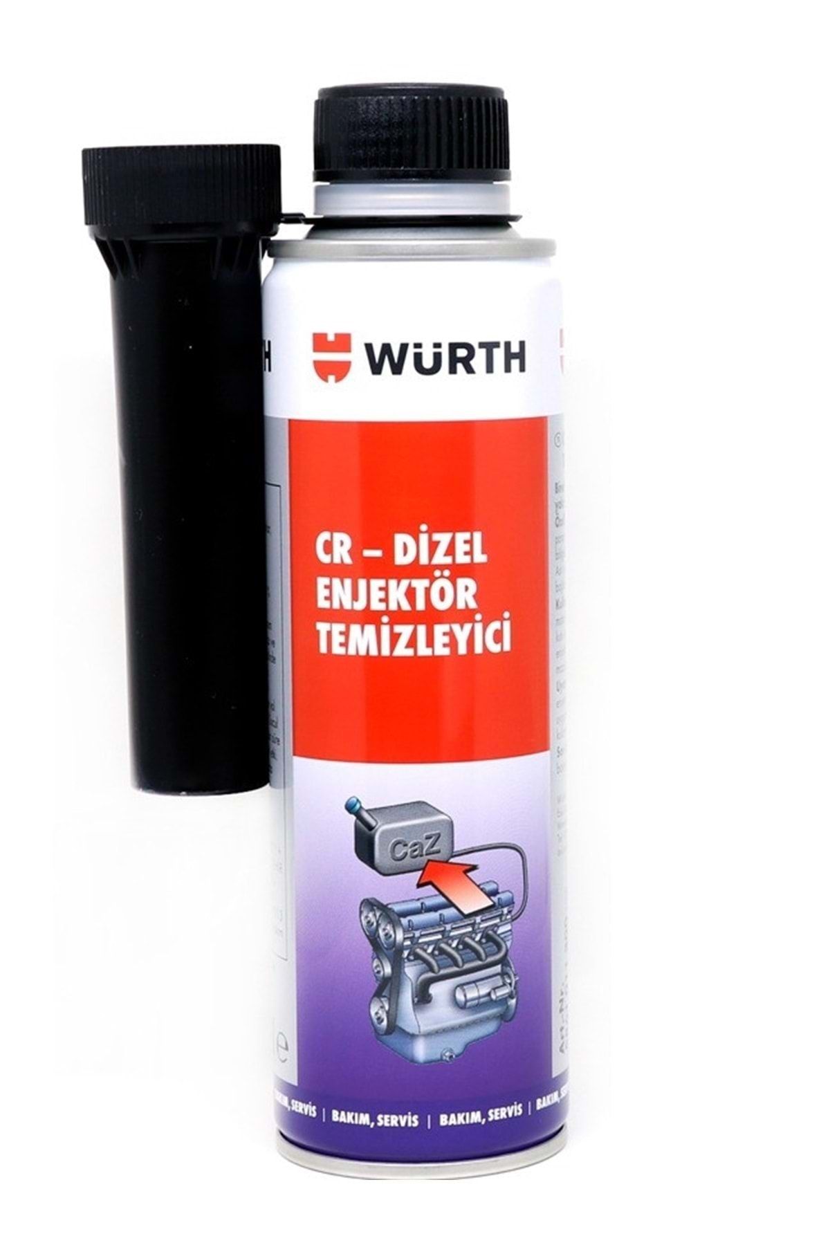 Würth Dizel Yakıt Sistem. Ve Enjektör Tem. 300 ml