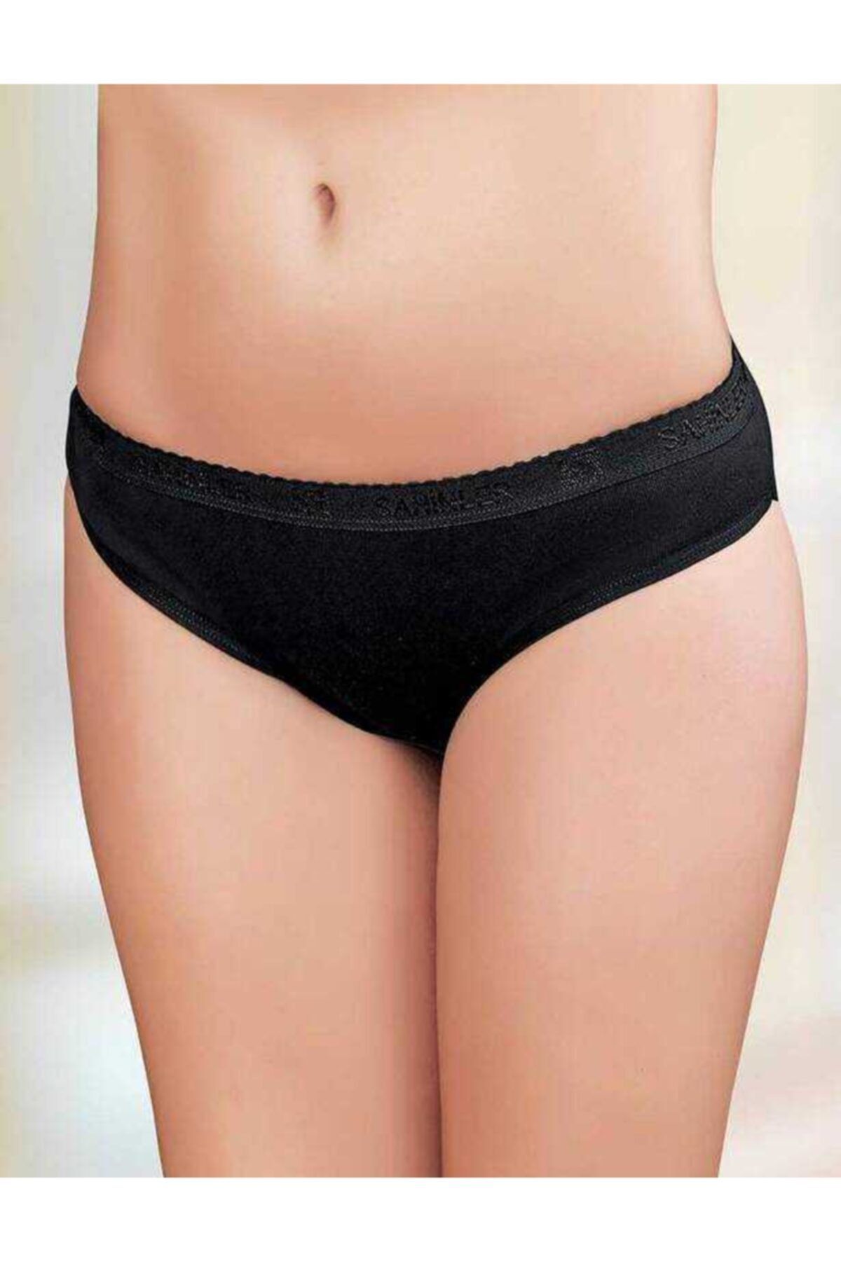 Şahinler - Siyah Bel Lastiği Baskılı Düşük Bel Slip 12'li Ekonomik Paket Mb037