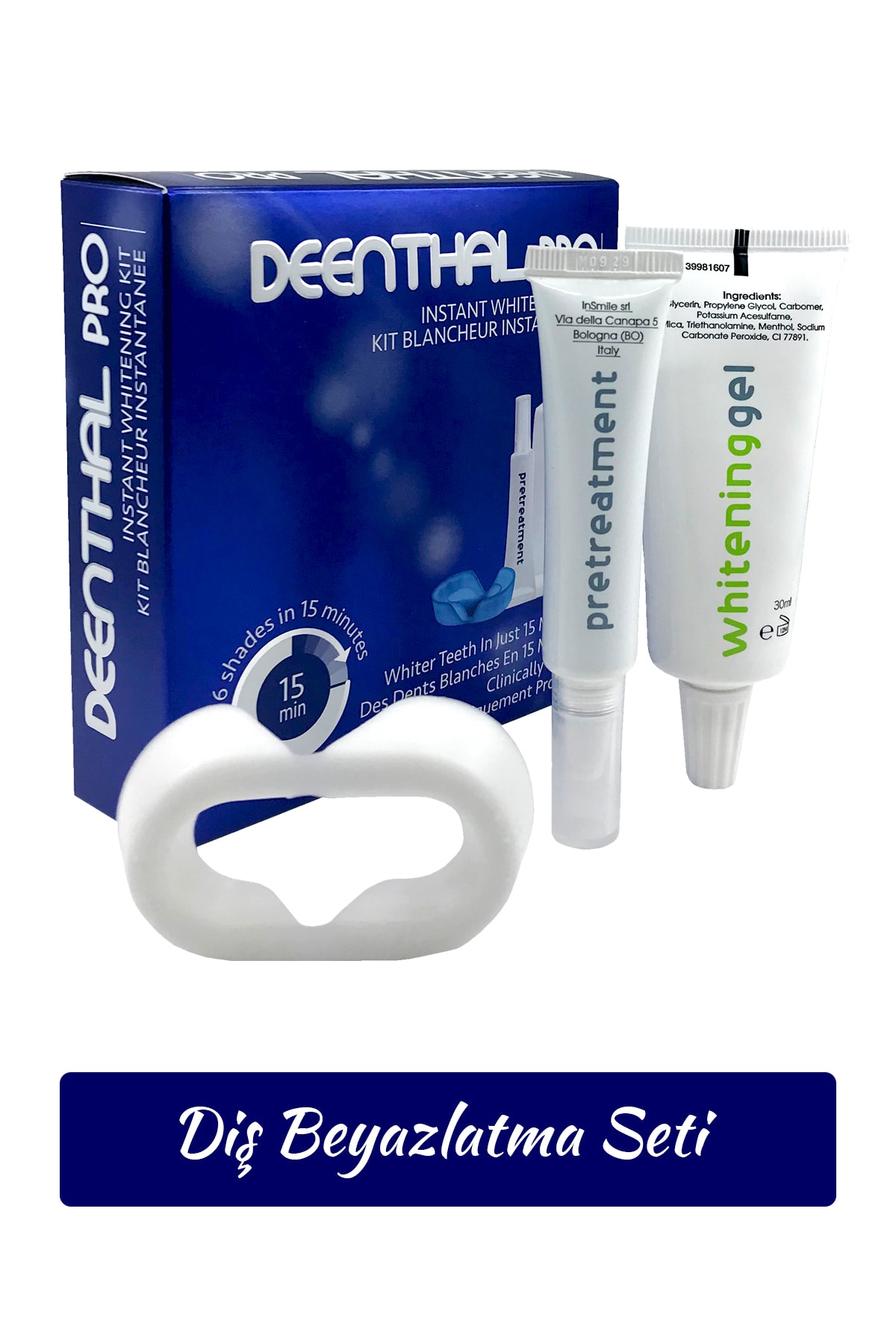 Deenthal Pro Diş Beyazlatıcı Set 6 Ton Diş Beyazlatma Seti Instant Whitening Kit