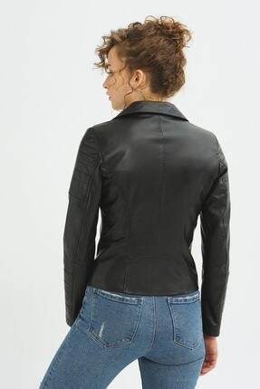 Kadın Siyah Ceket Image 5