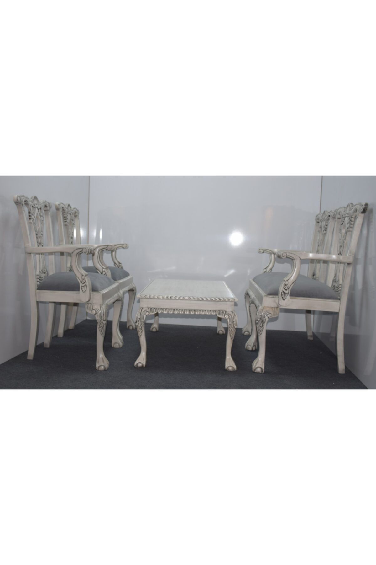 Akbulut Design Antik El Oyması Oturma Grubu