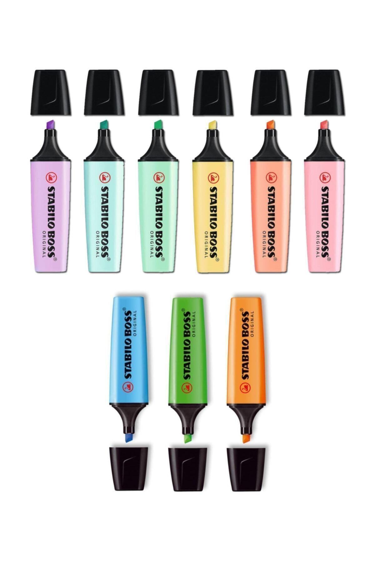 Stabilo Boss Original Pastel Renkler 6 + 3 Renk