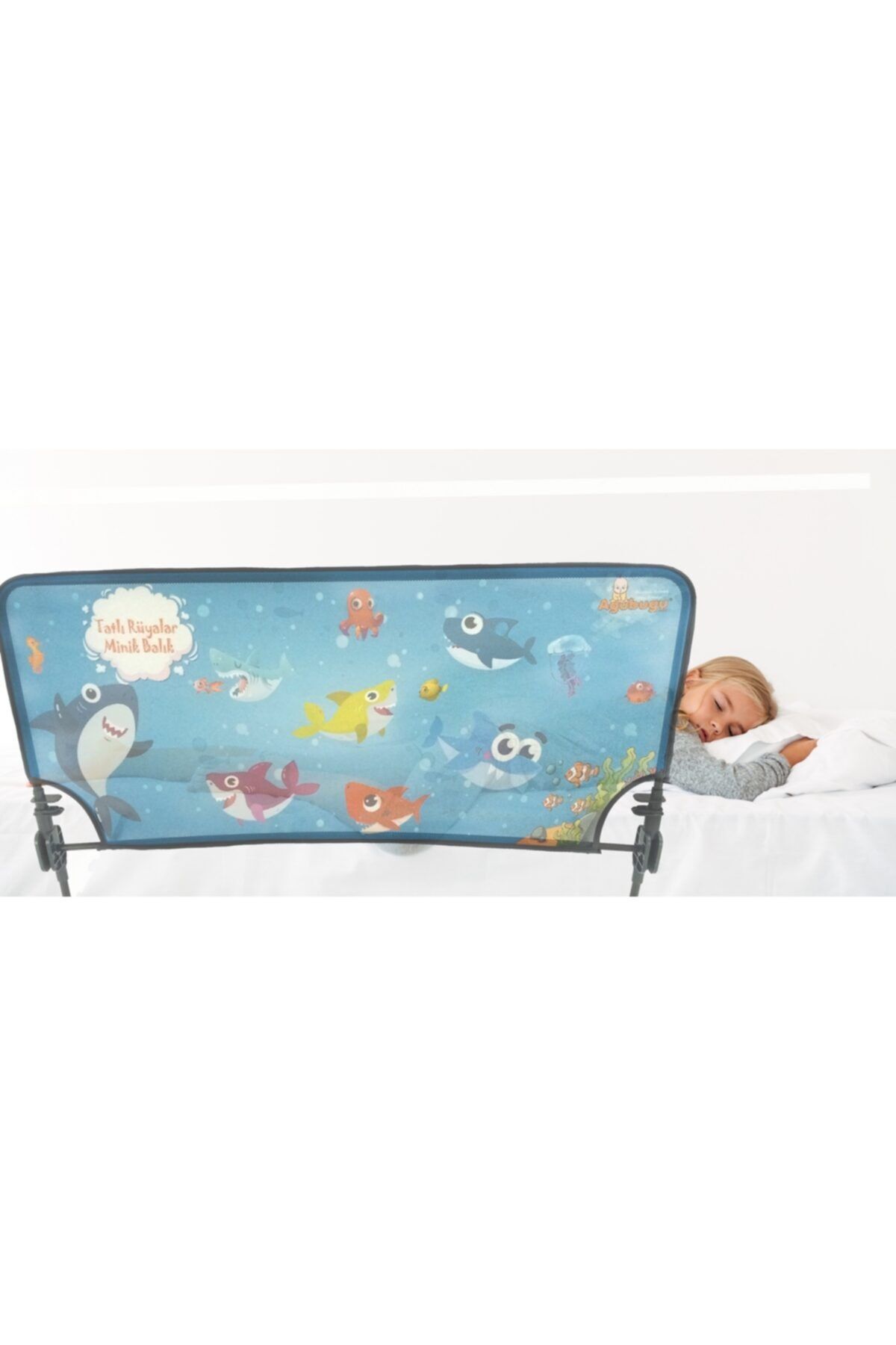 agubugu baby siyah miny shark katlanabilir yatak bariyeri 120x68 cm fiyati yorumlari trendyol