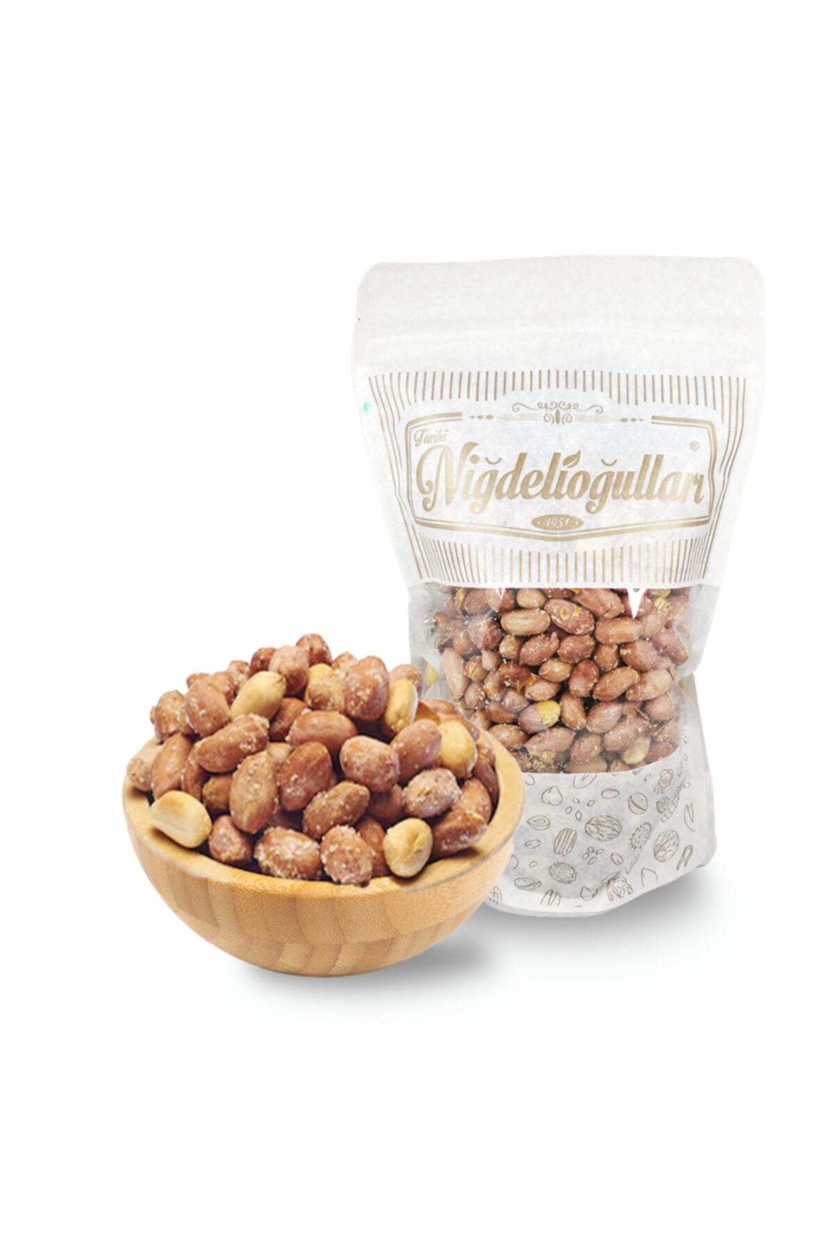 Tarihi Niğdelioğulları Tuzlu Osmaniye Fıstığı ( Küçük ) 500 Gr.