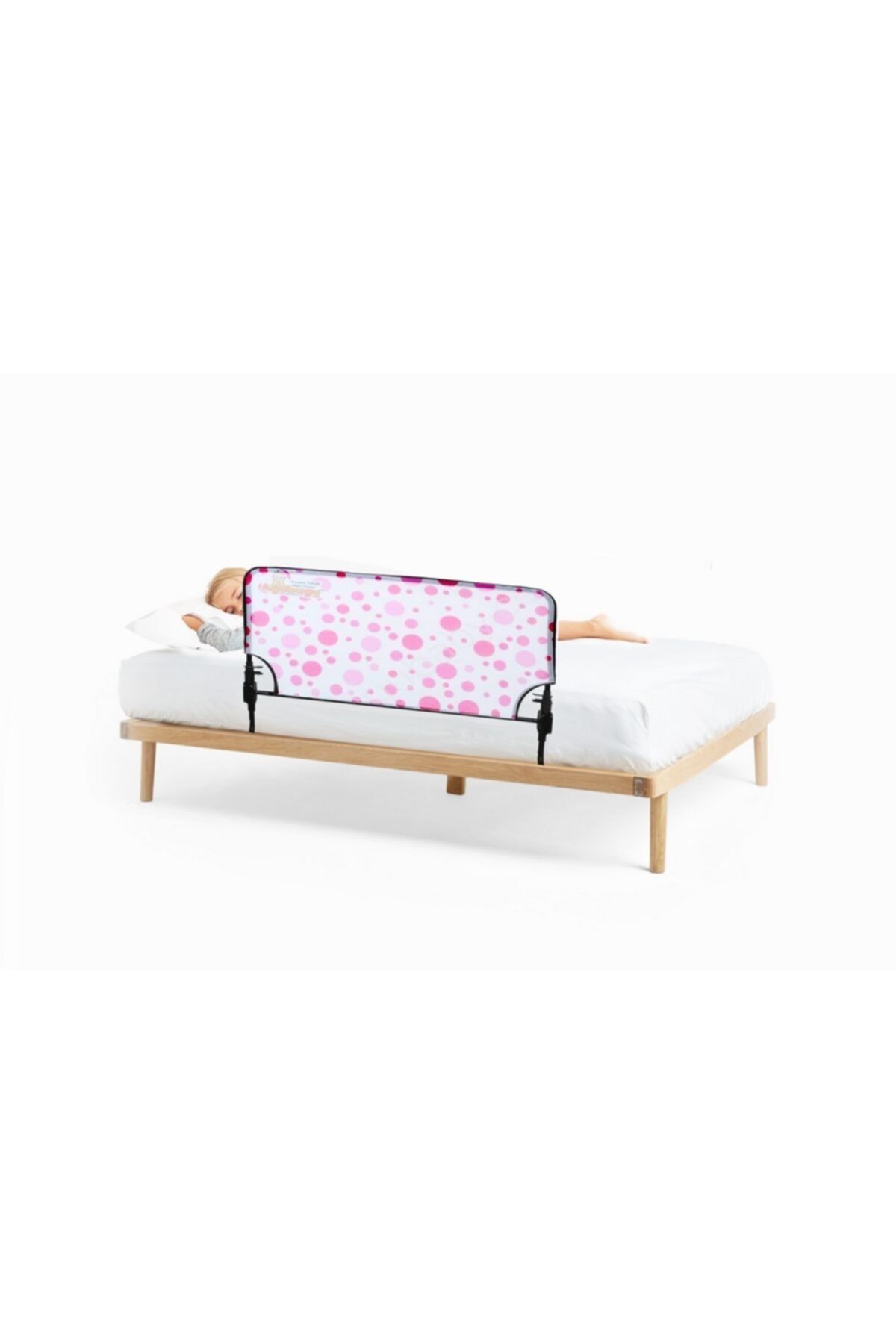AGUBUGU BABY - Pembe Puantiye Desenli Yatak Bariyeri 90cm