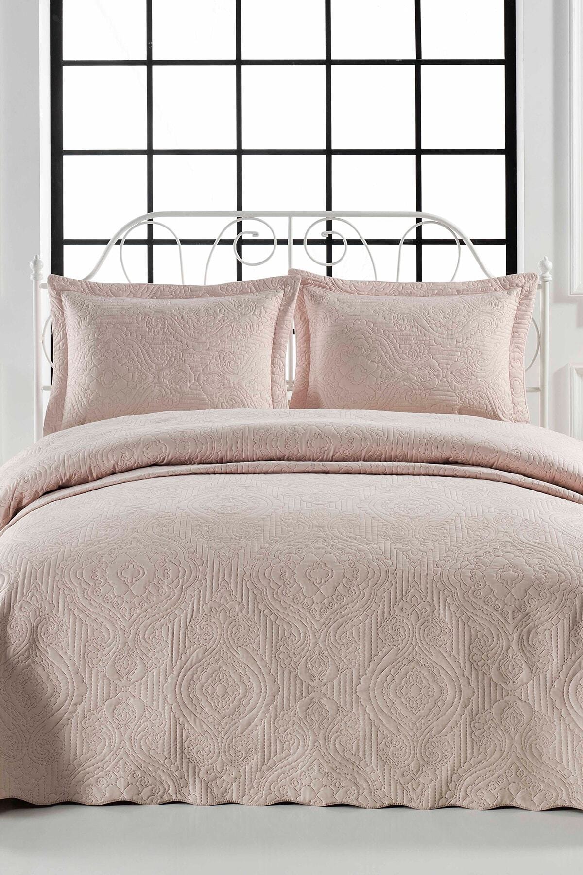 ortum otantik kahve cift kisilik microfiber kapitone yatak ortusu fiyati yorumlari trendyol