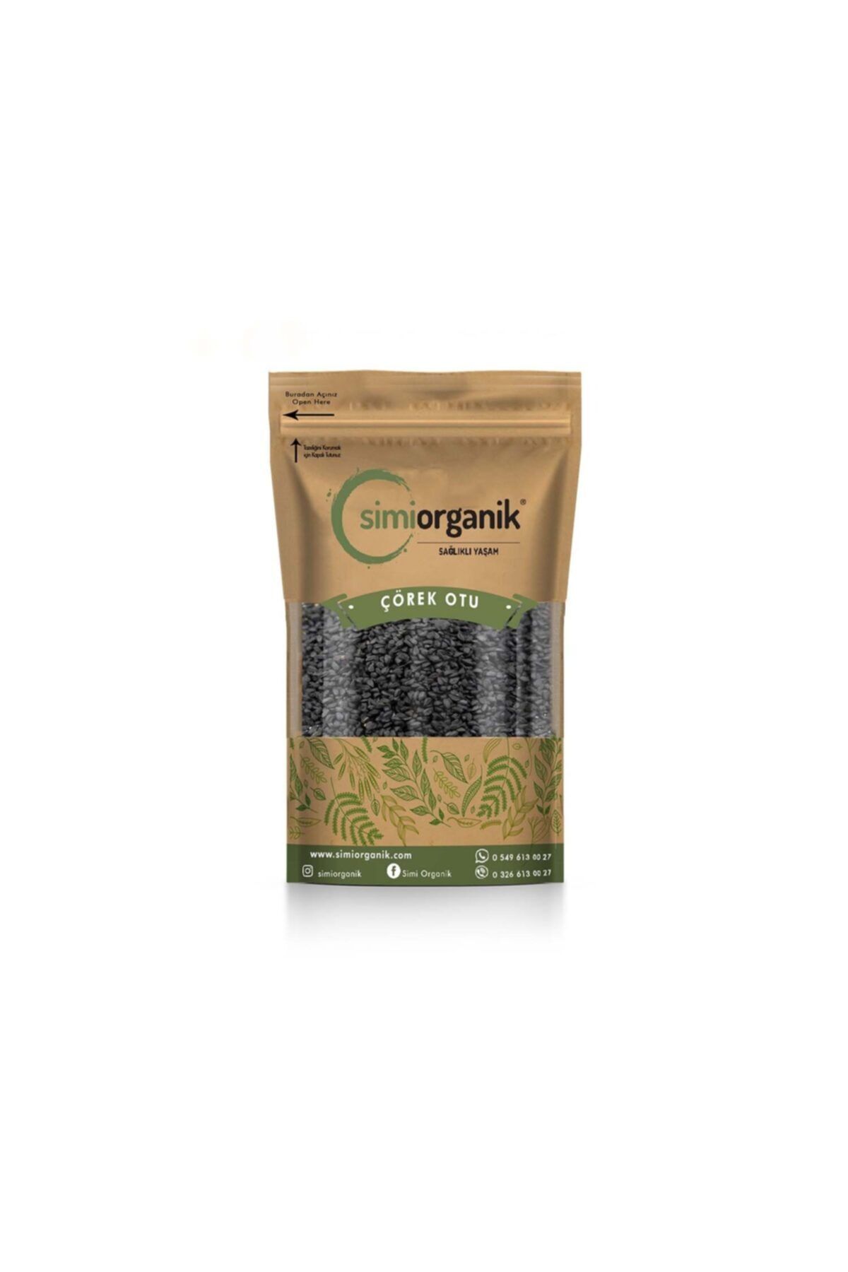 Simiorganik 1. Sınıf Çörek Otu 250 Gr.