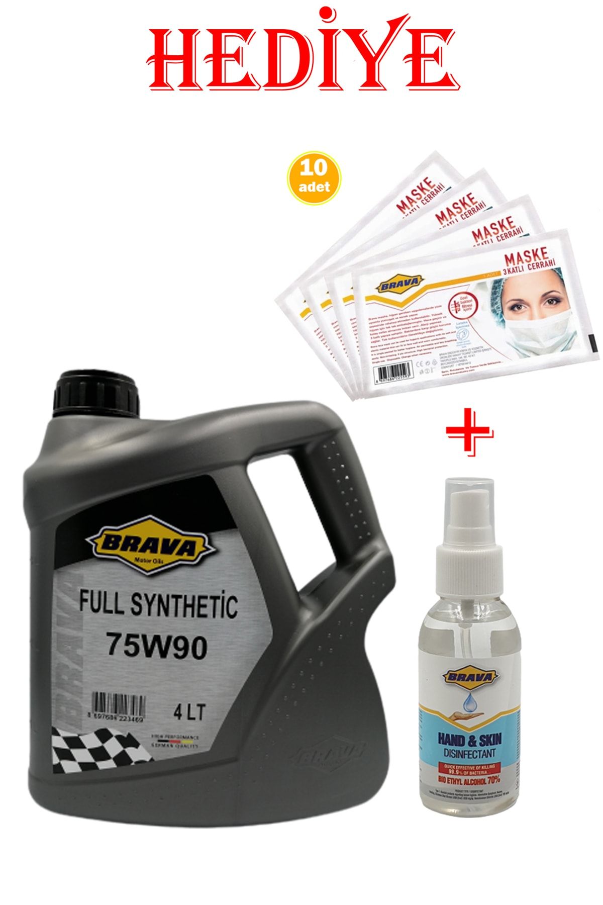 Brava Full Sentetik 75w90 Şanzıman Yağı 4lt