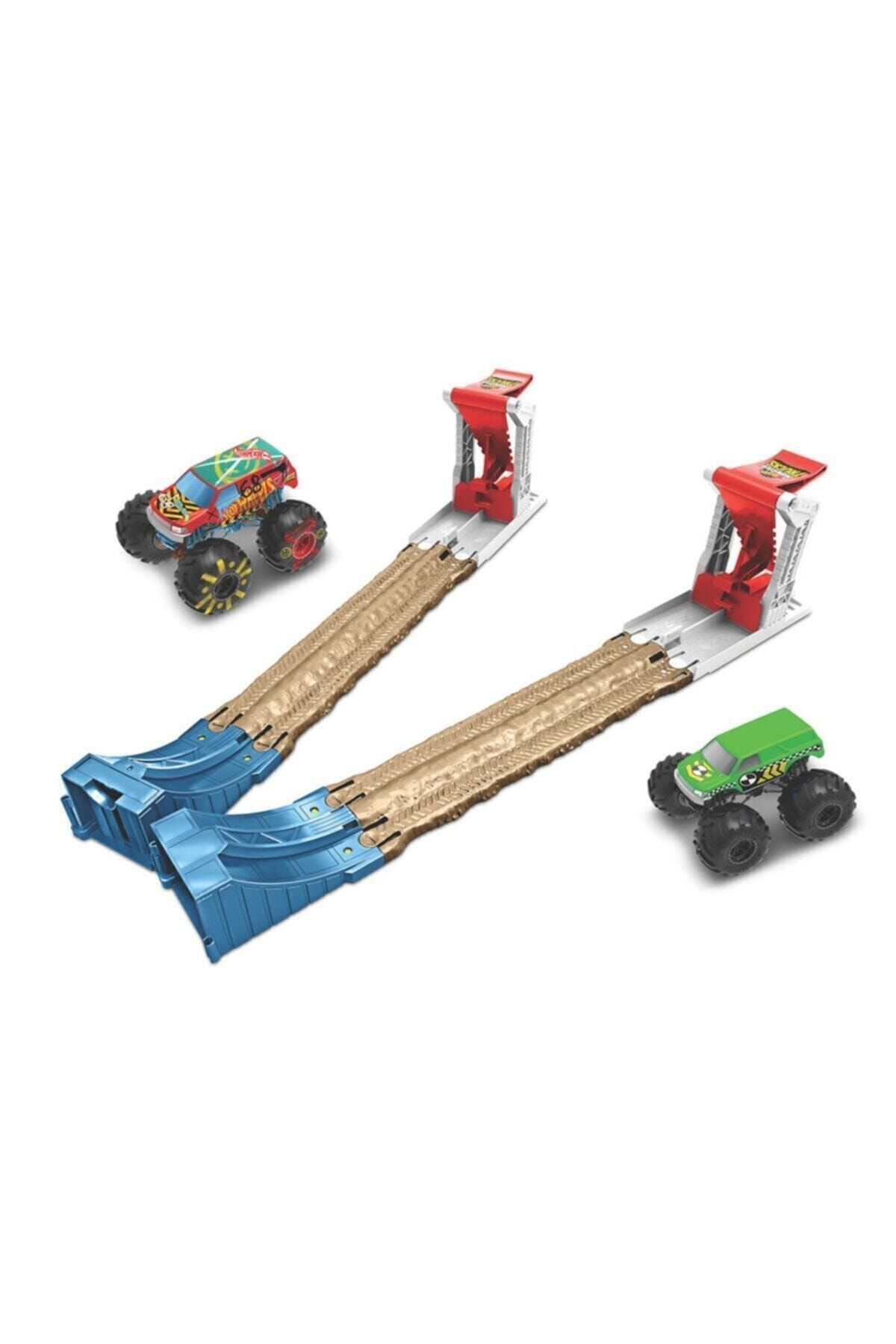 HOT WHEELS Monster Trucks Çifte Çarpışma Oyun Seti Gyc80