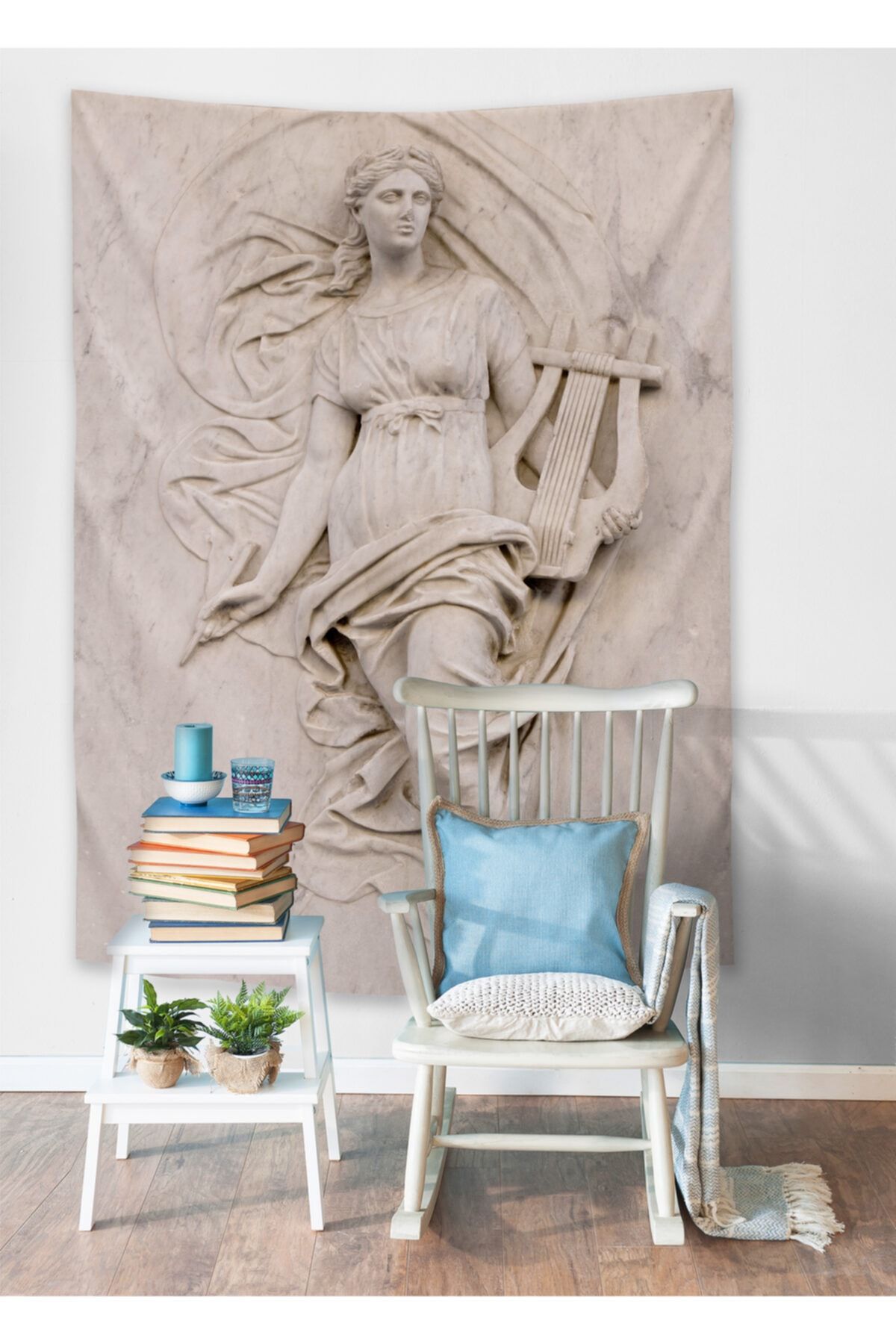 ARORA HOME Lir Çalan Kadın Duvar Örtüsü