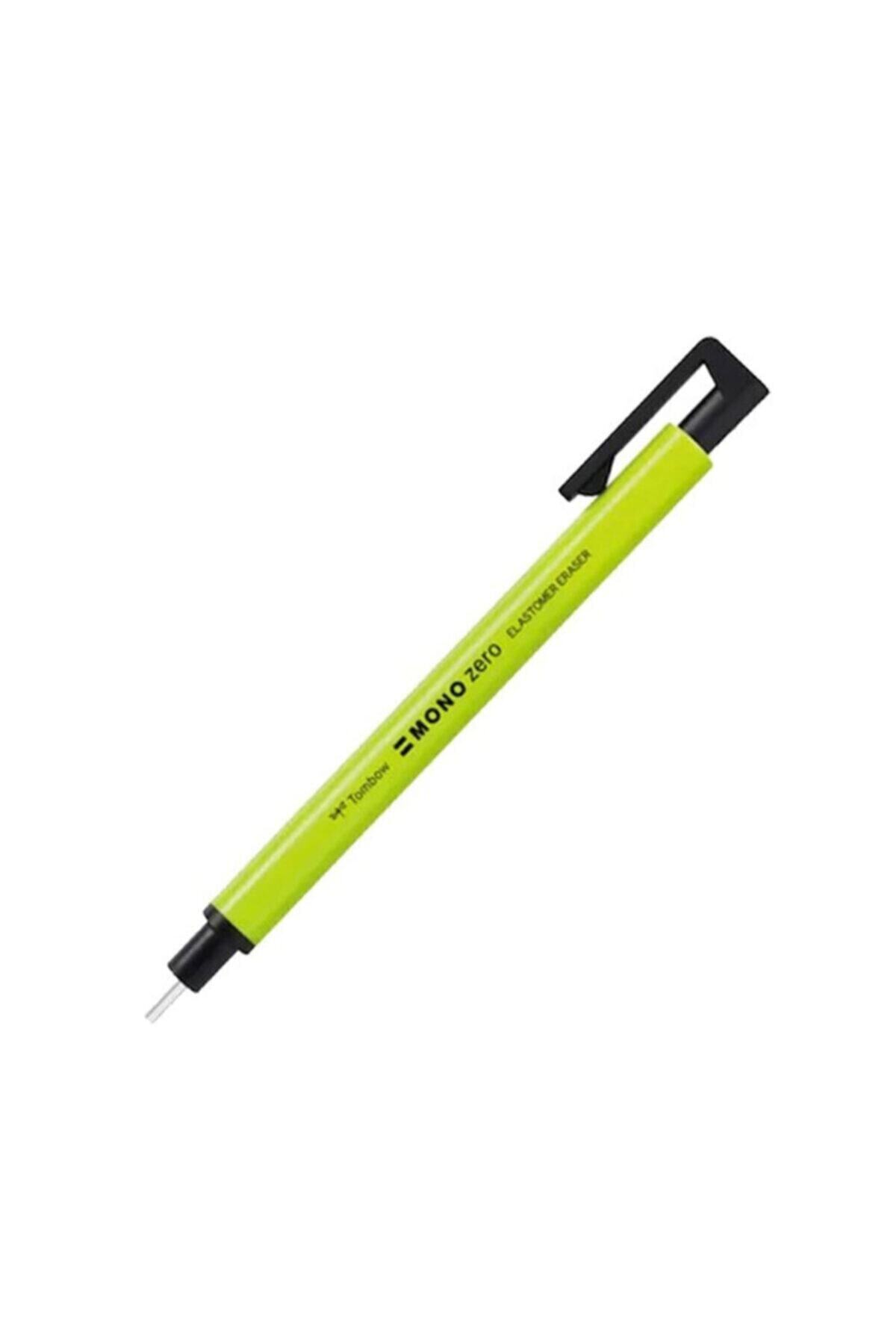 Tombow Mono Zero Kalem Silgi Yuvarlak Uç Neon Sarı