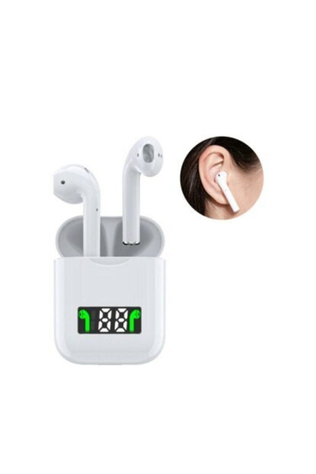 Cepsuar Airpods I99 V8 Uyumlu Kulak Sensörlü Şarj Göstergeli Hq Ses Kalitesi Kablosuz Bluetooth Kulaklık