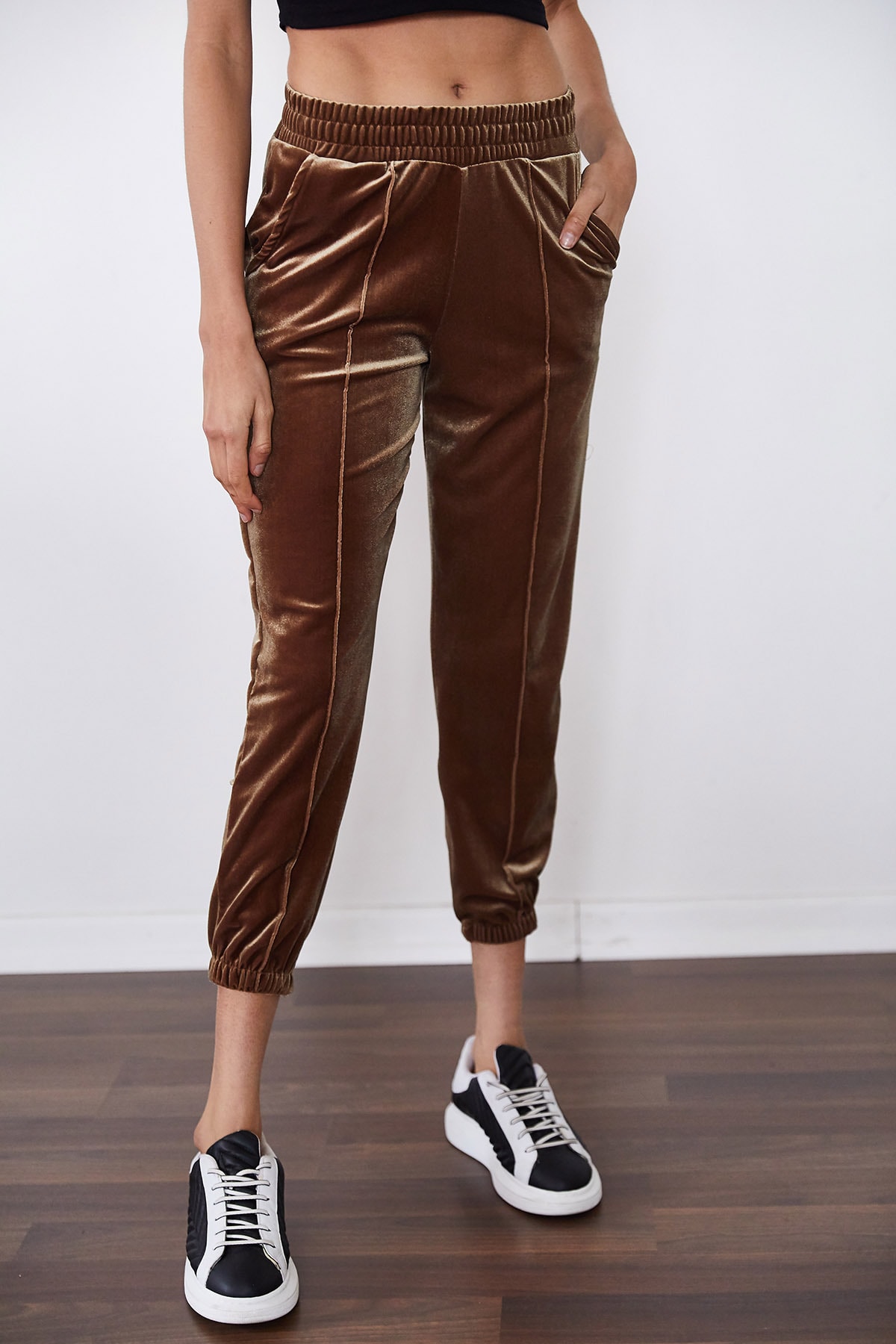 XHAN Sweatpants - Brown - Joggers 