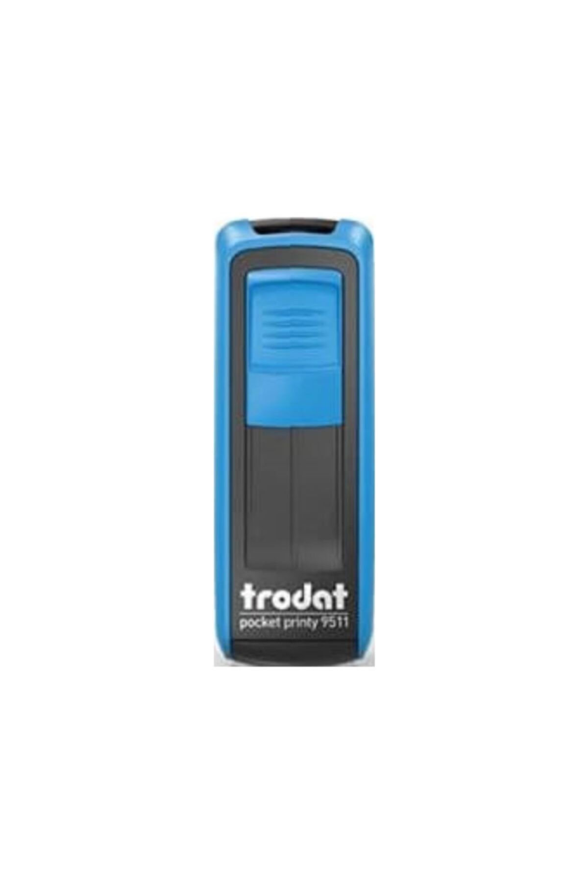 Trodat 9511 P4 38 X 14 Mm Siyah/mavi Keçe Cep Kaşe
