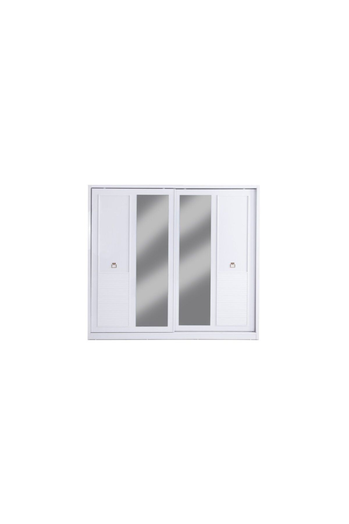 ETAŞ MOBİLYA Country 160cm Sürgülü Aynalı Gardırop