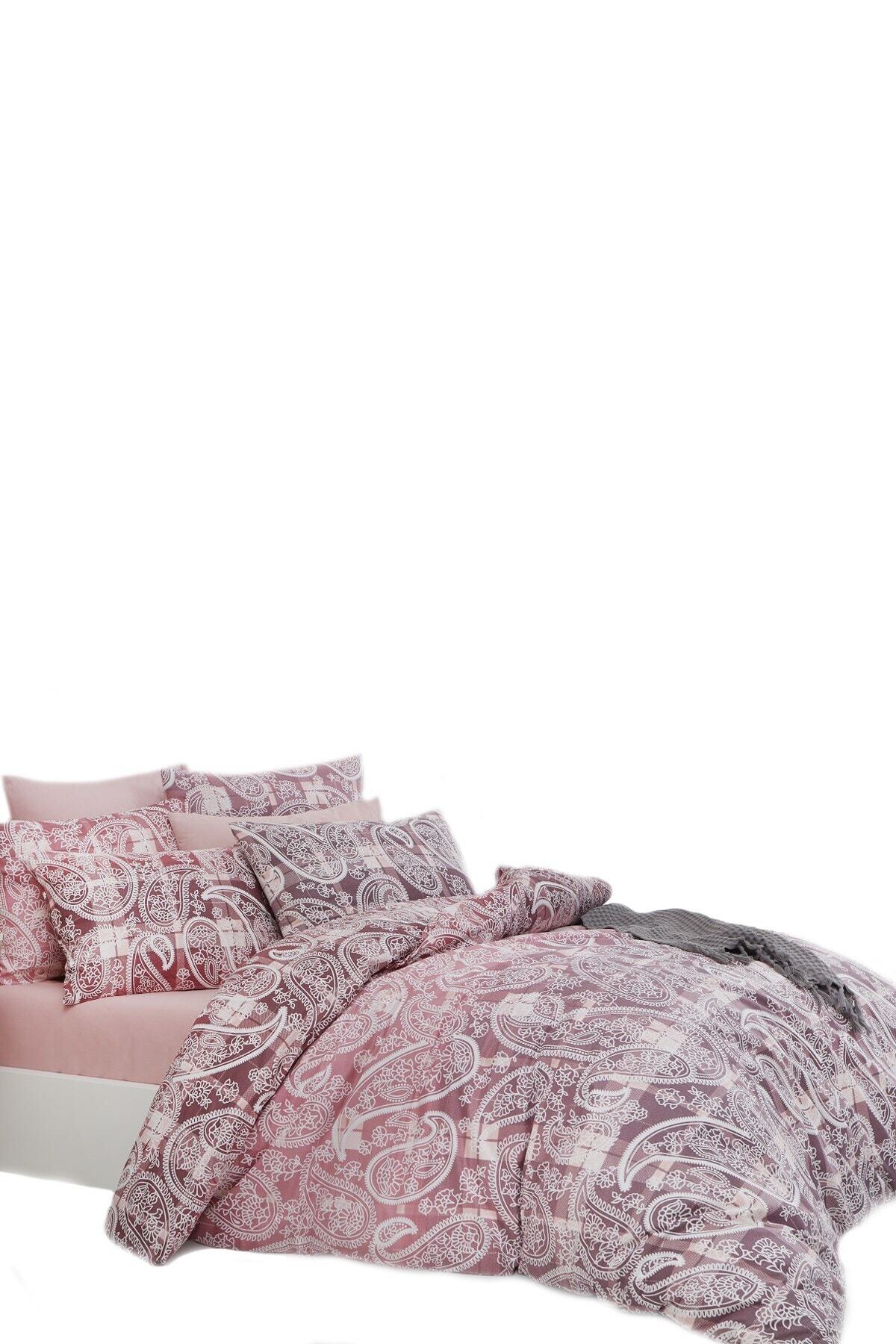 Miabella Home Pembe Desenli  Çift Kişilik Yorgan