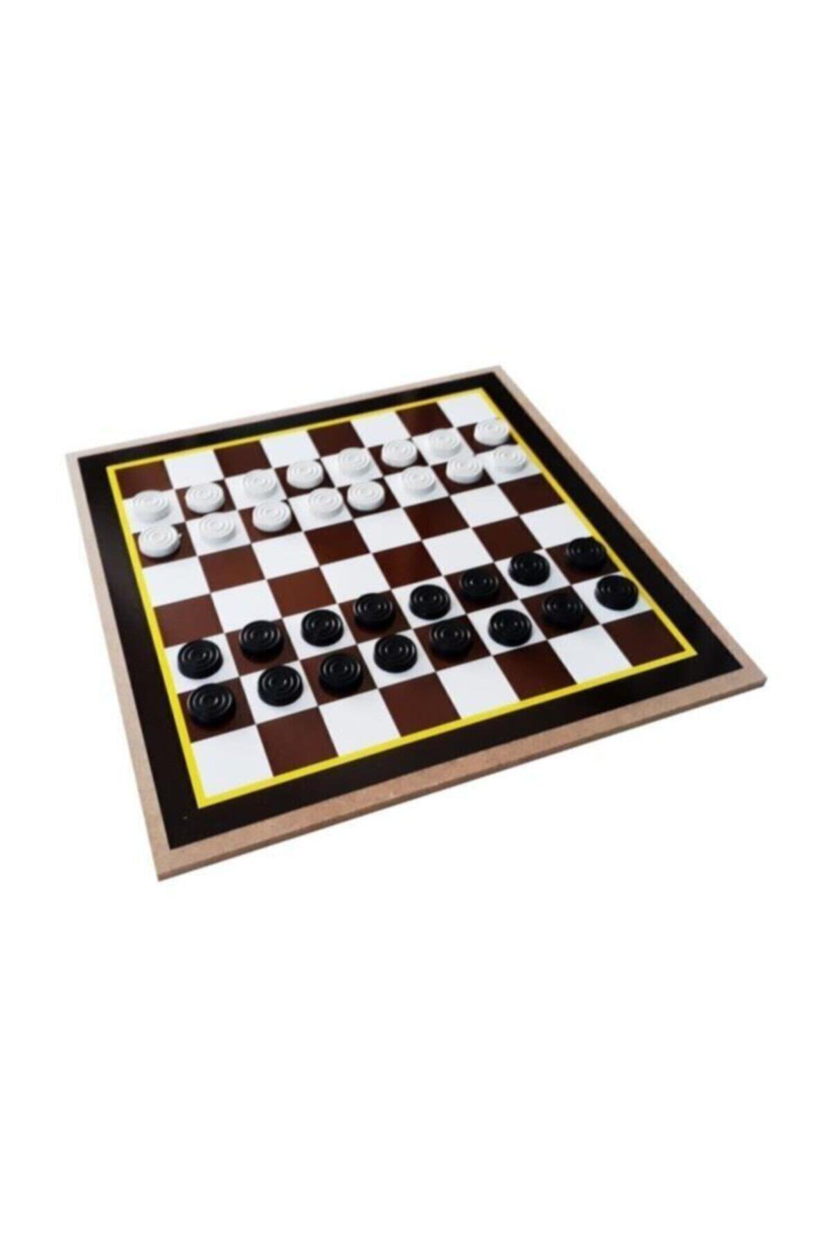 Bayındır Morfil %100 Doğal Ahşap Dama Akıl Ve Strateji Oyunu