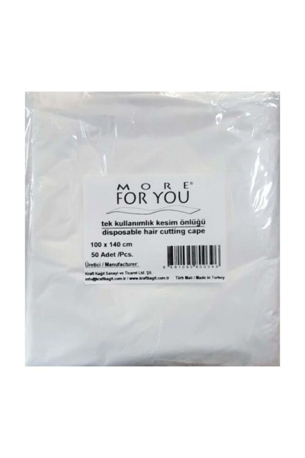 gürbey pazarlama More For You Tek Kullanımlık Kesim Örtüsü 100 Adet 100 X 140 Cm