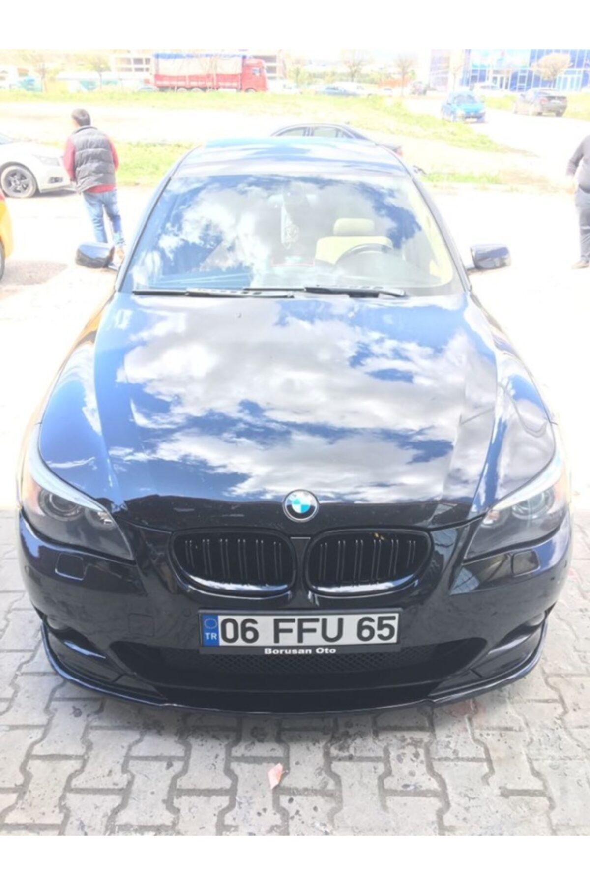 otaksan tuning Bmw E60 Ön Lip - (m Tampon) Plastik - Parlak Siyah