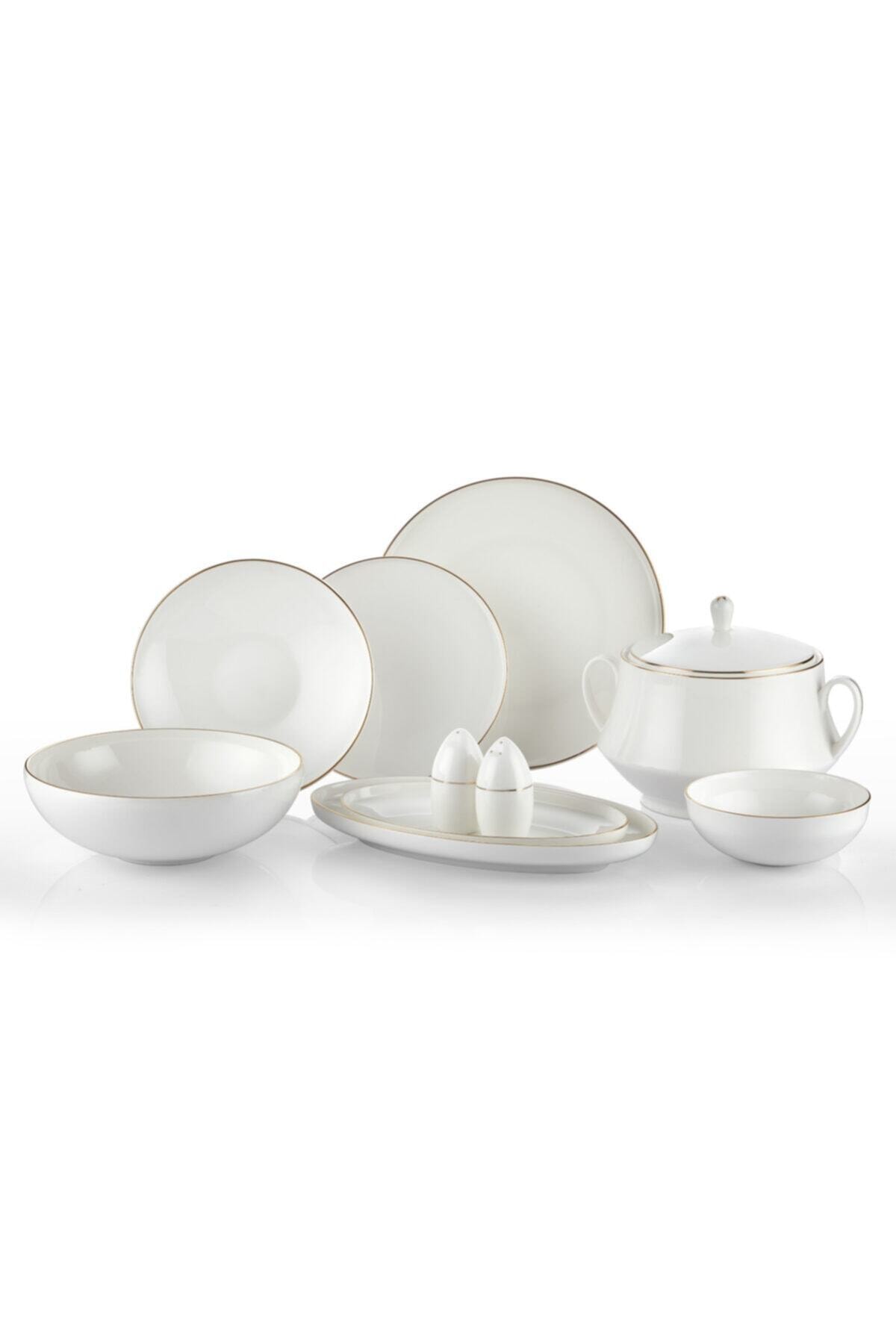 aky home style Bolivia Gold 60 Parça Yemek Takımı