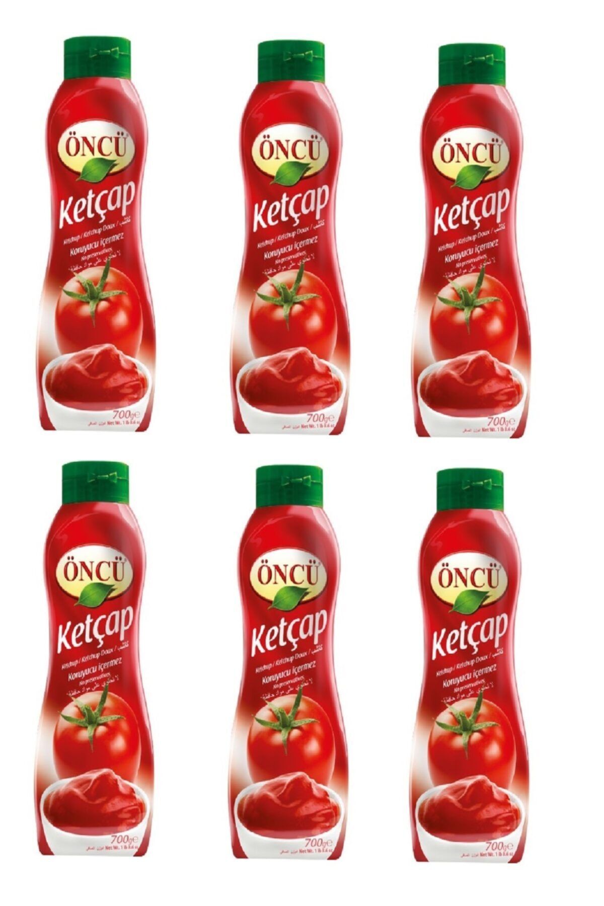 Öncü Ketçap Acılı 700 G X 6 Adet