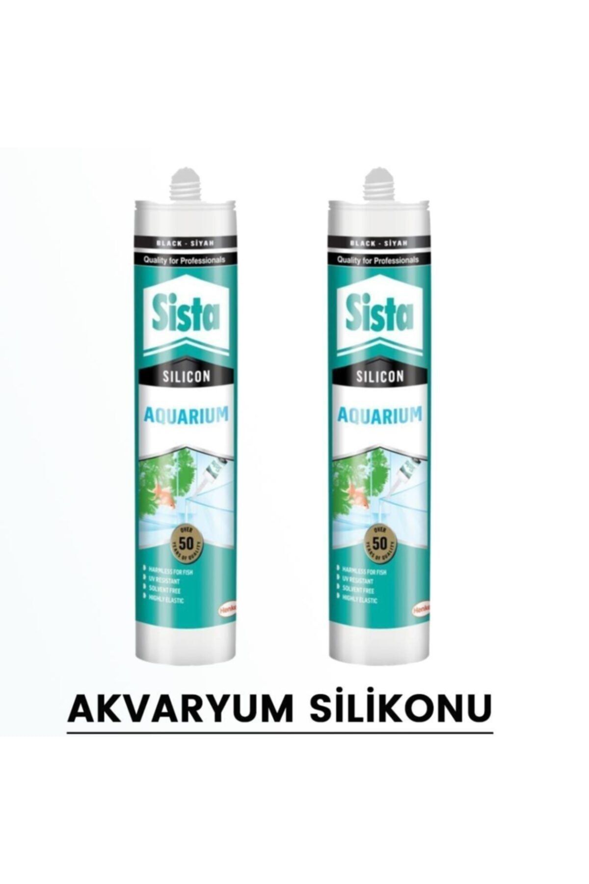 Henkel Sista Şeffaf Akvaryum Silikonu 310 Ml (2 Adet)