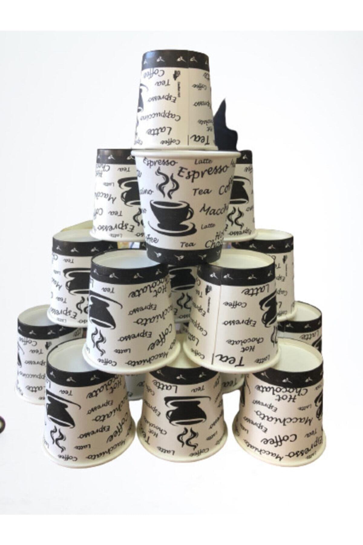 Buhar ticaret 4 Oz Karton Bardak 250 adet  (Kahve Çay) Bardağı