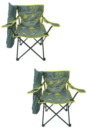 Kamp Sandalyesi Katlanır Sandalye Bahçe Koltuğu Piknik Plaj Sandalyesi 2 Adet