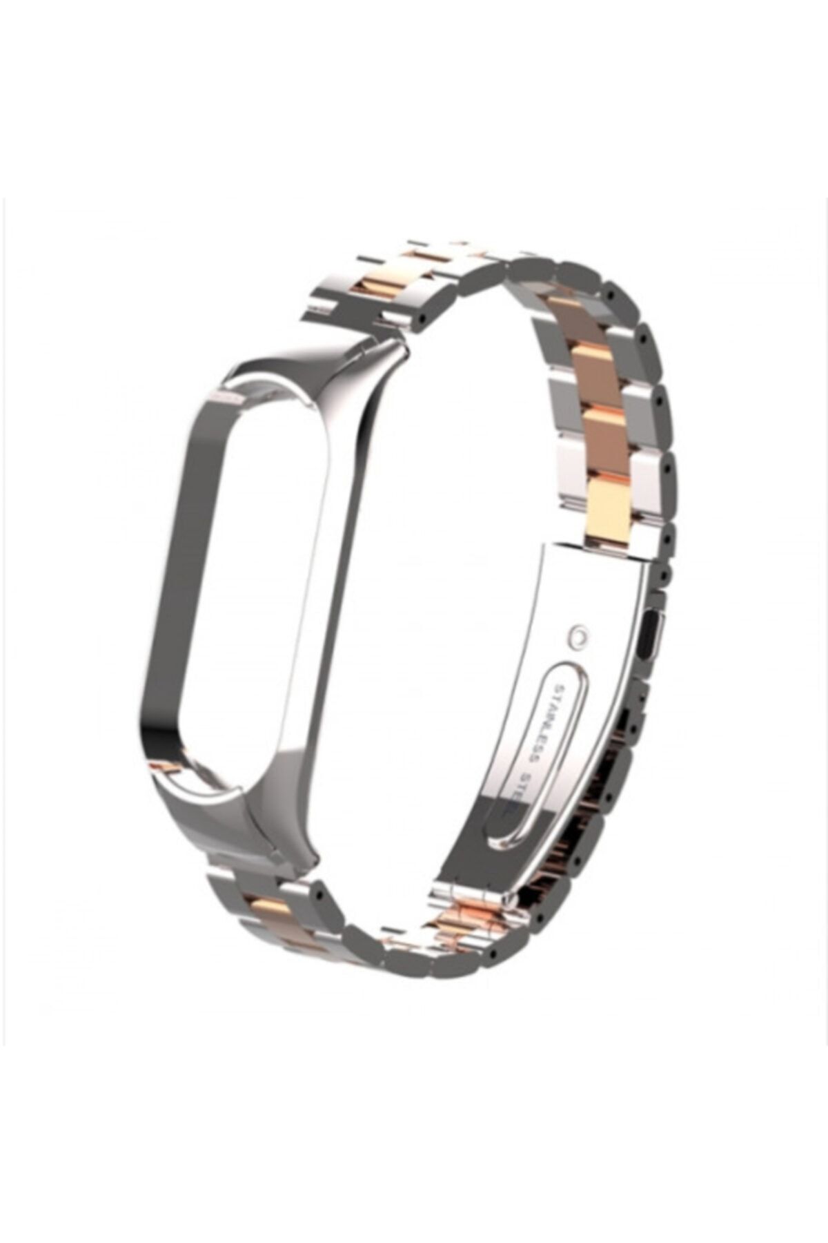 Anet Xiaomi Mi Band 5 Stainless Steel 3 Bakla Çelik Kayış Kordon