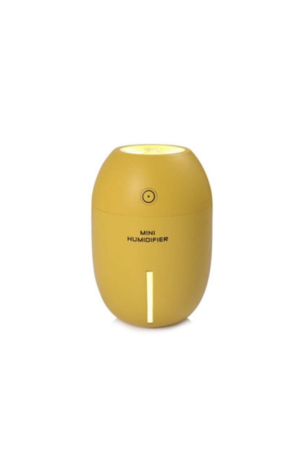 Gomax Limon Tipi Mini Hava Nemlendirici Buhar Makinesi - Sarı