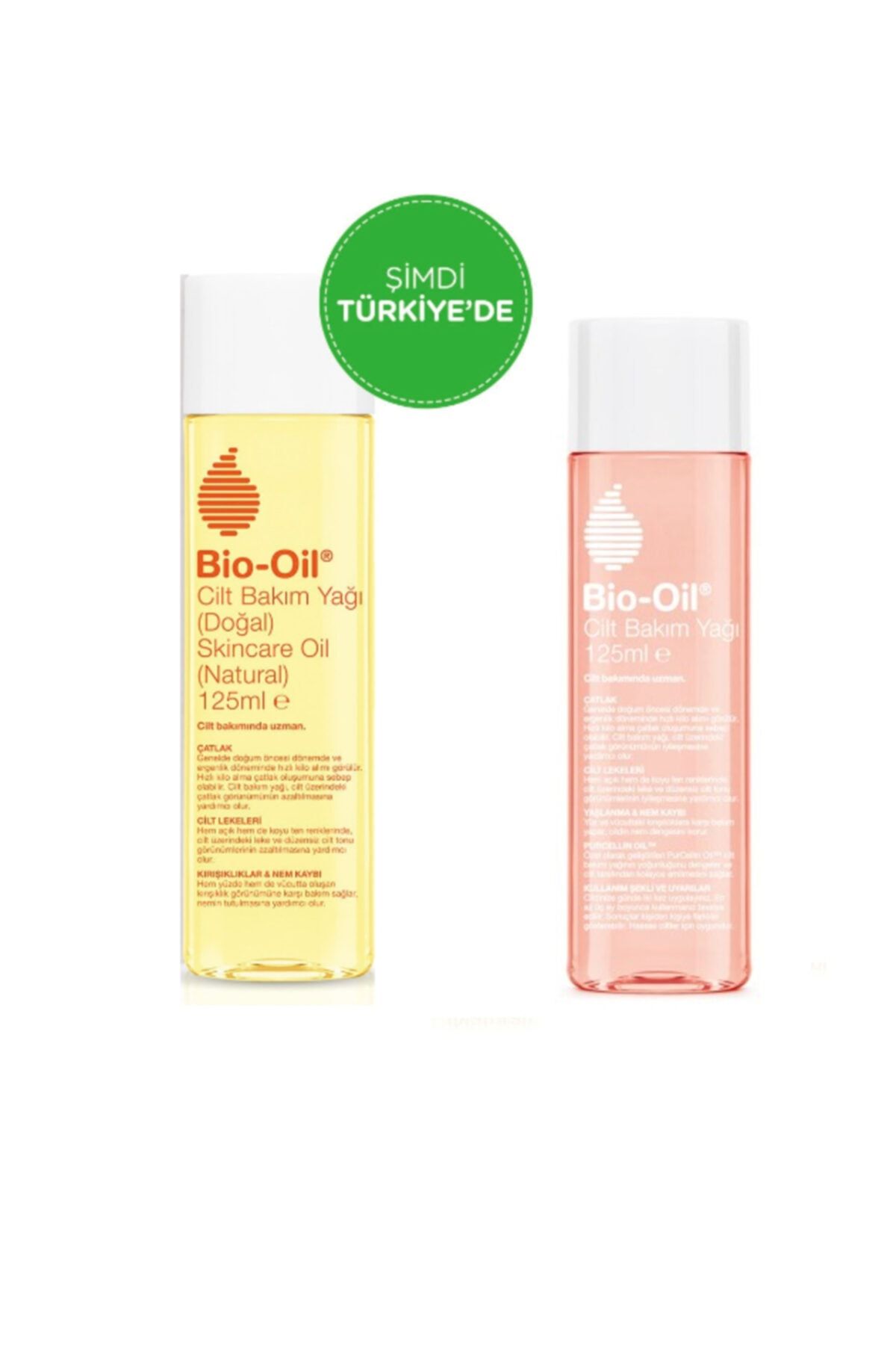 BioOil 2'li Set- Natural Cilt Bakım Yağı 125 Ml + Cilt Bakım Yağı 125 Ml