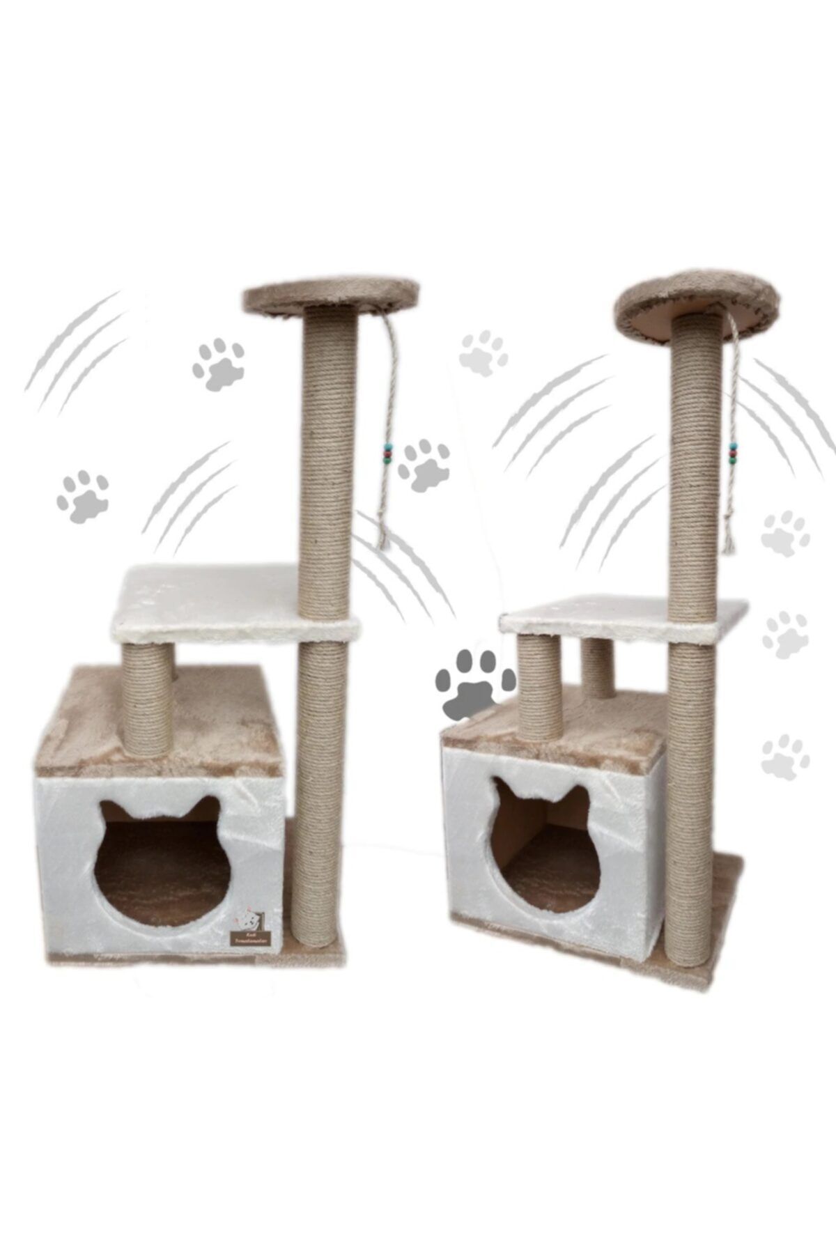 PÜSÜK TIRMALAMA Küp Kedi Evi Ve Kedi Tırmalama Alan