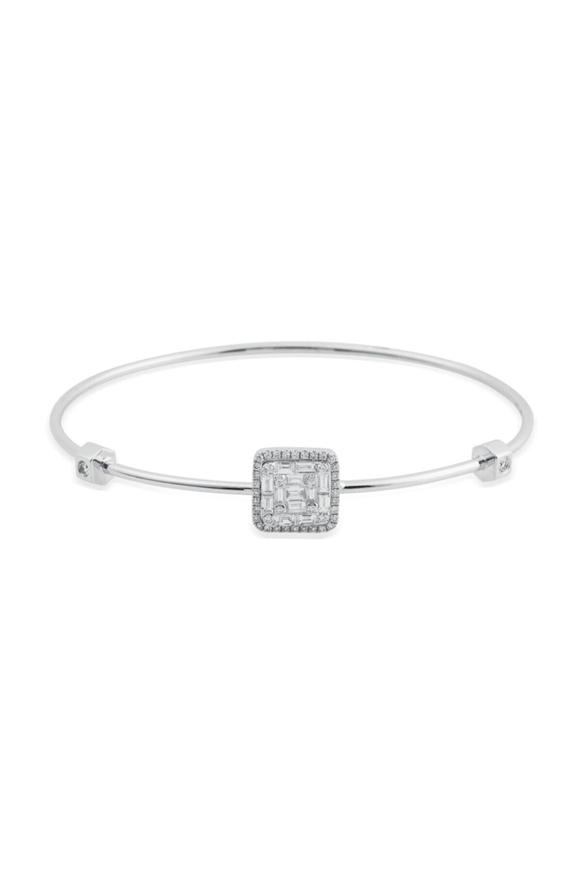 Barok Diamond Baget Pırlanta Bileklik 0.73 Ct F Vs 18k