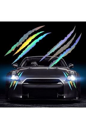 Hologram Far Pençe Oto Sticker Çıkarma Oto Aksesuar Araba Image 0