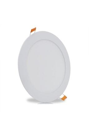 20 W Led Panel - Sarı Işık (4000k) - Beyaz Kasa - Yuvarlak - Sıva Altı - Ap01-02010 Image 0