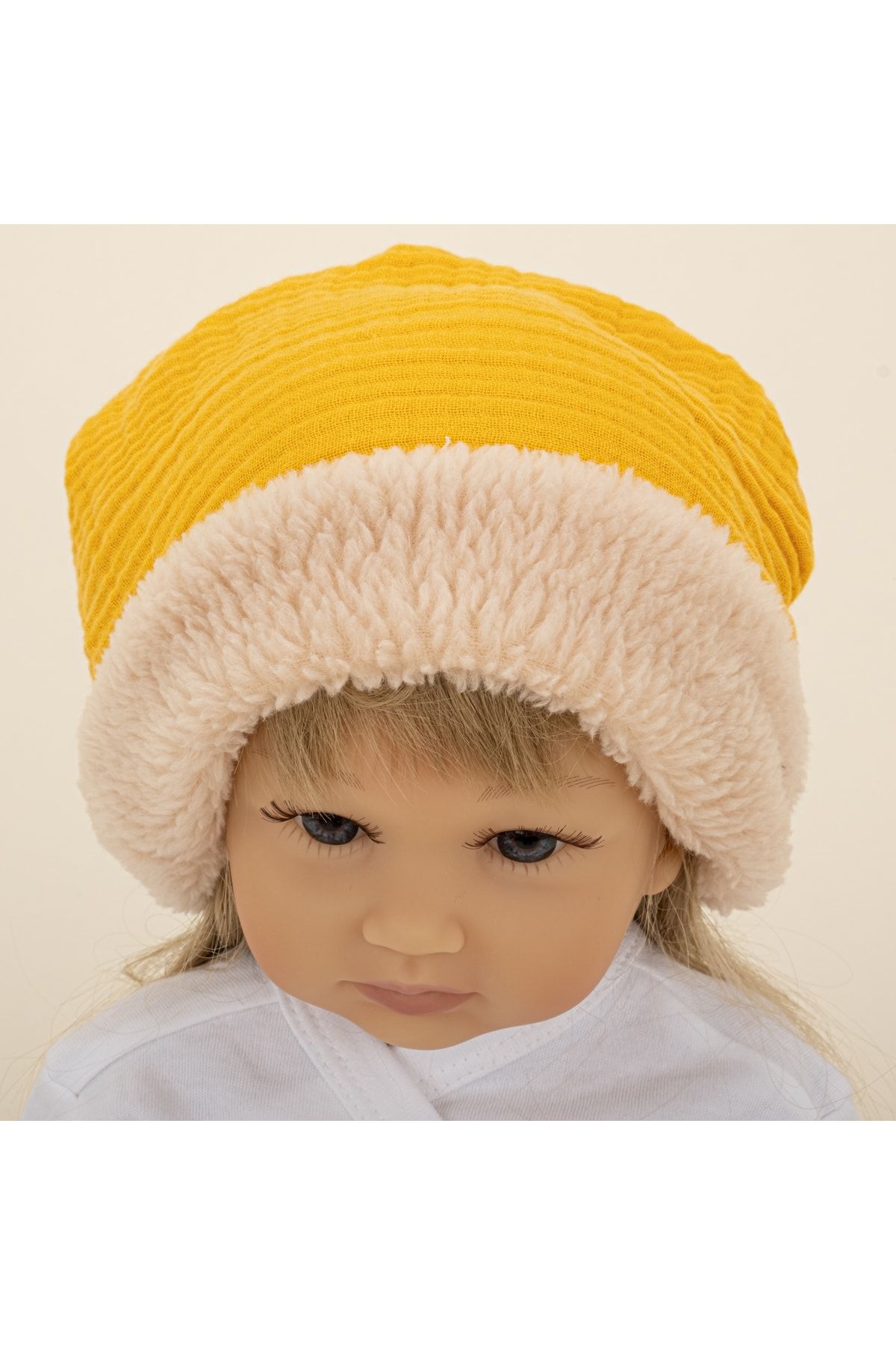 Mustard baby beanie shop