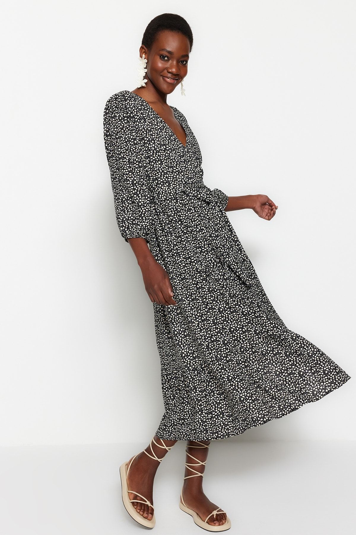 Double breasted deals midi dress