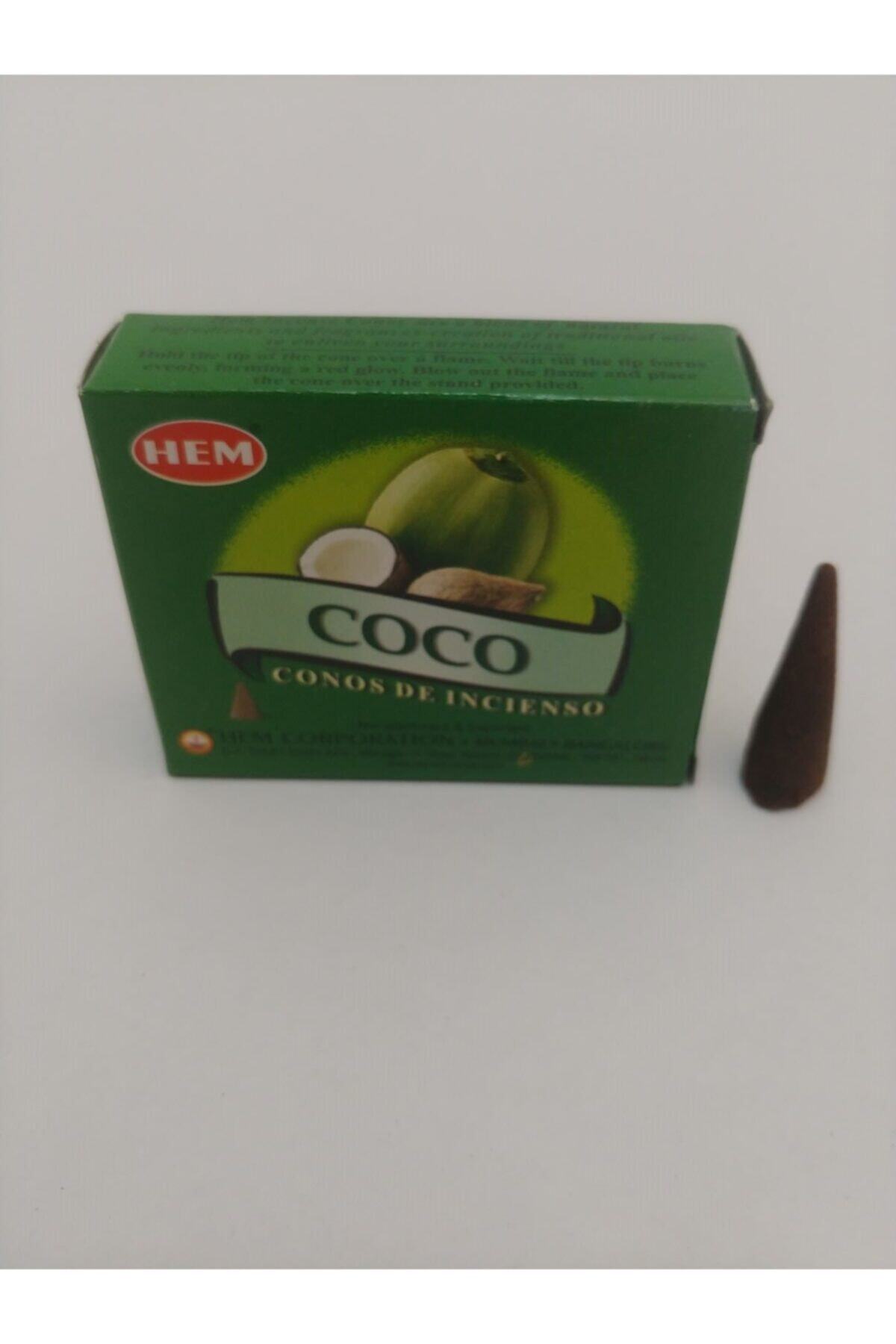 SİNA HEDİYELİK Hem Coconat Konik Tütsü
