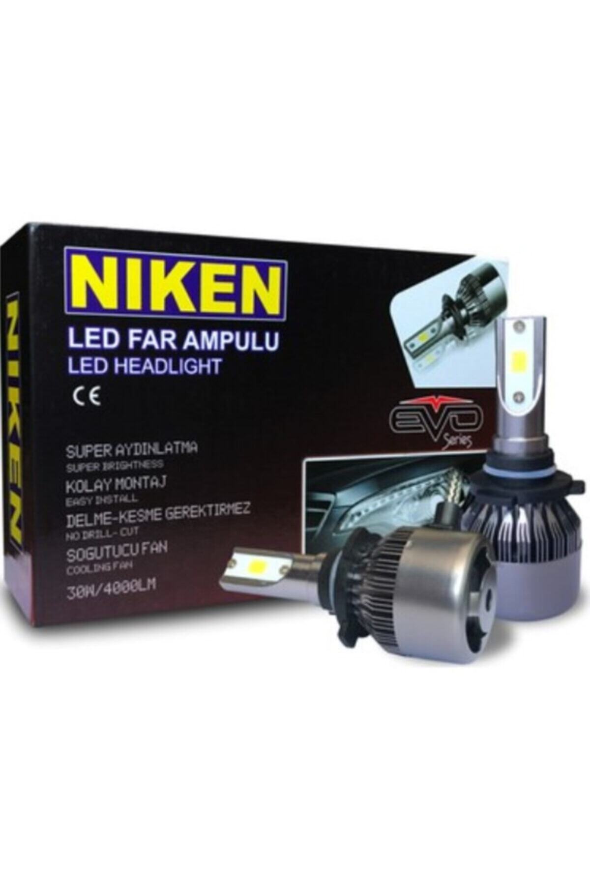 Leader Xenon Far Zenon Far Led Ampül H4 Şimşek Etkili Fan Soğutmalı