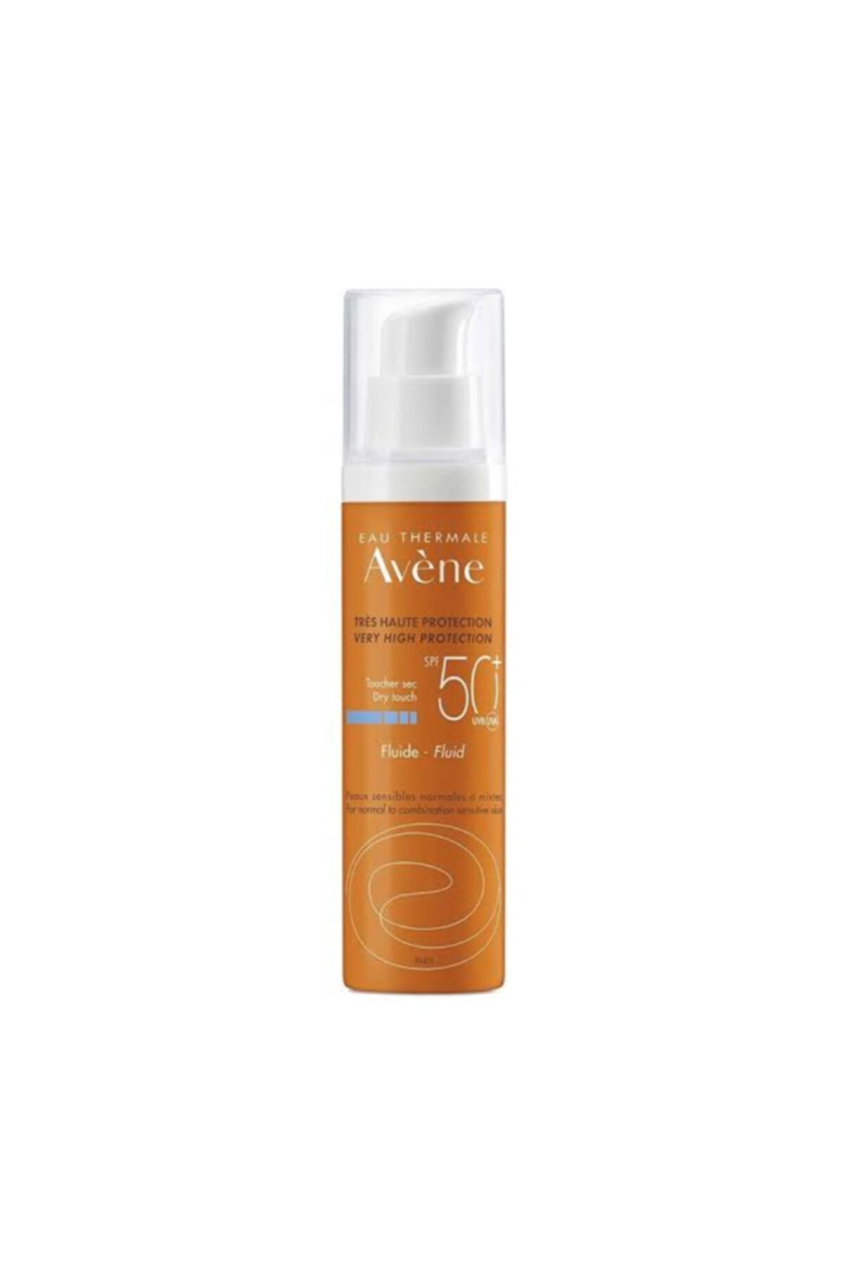 Avene Yağsız Yapışkan Olmayan Nemlendirici Fluide Dry Touch Spf 50+ Güneş Koruyucu Bakım Kremi 50ml