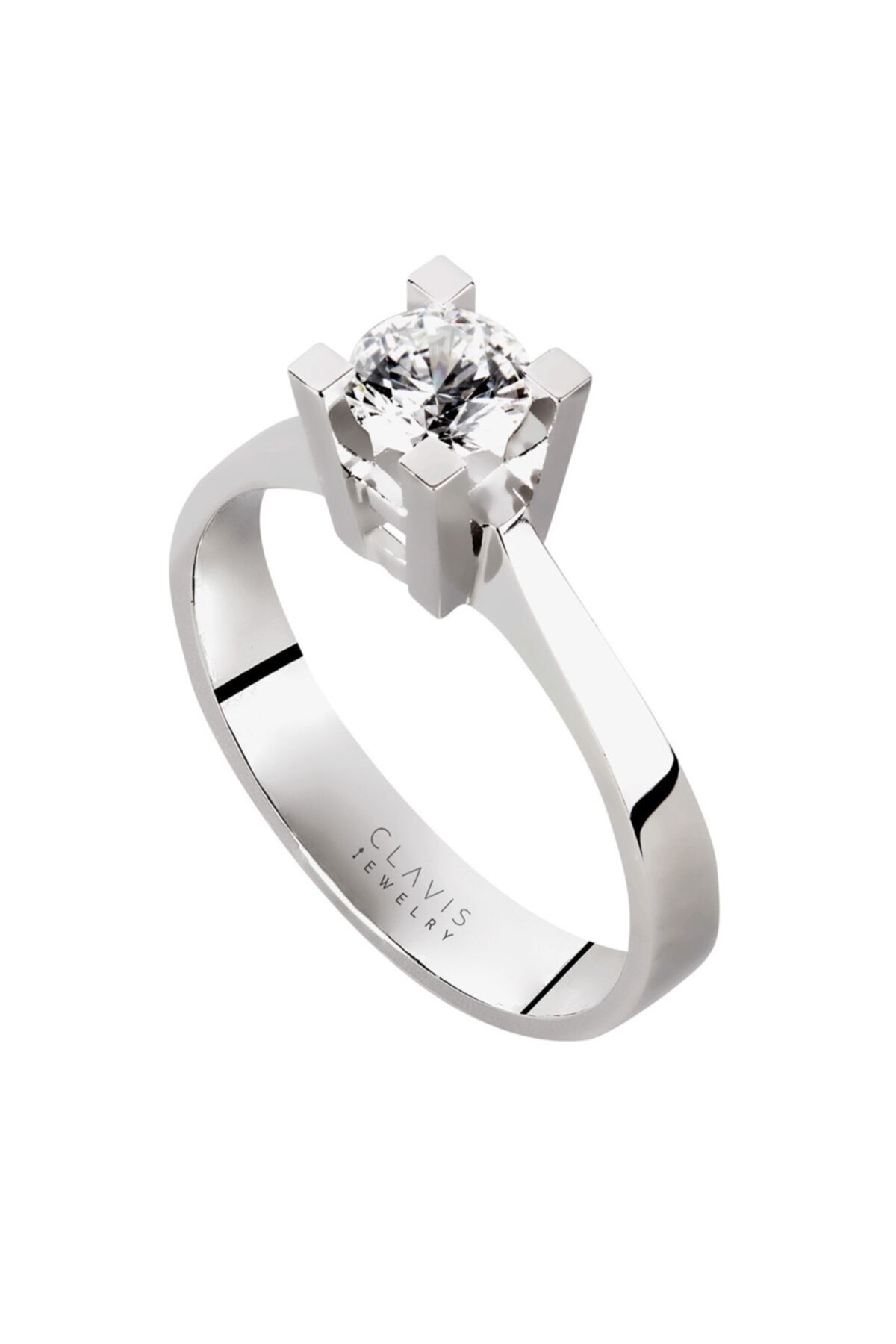 Clavis Jewelry Pırlanta Tektaş Yüzük (dt00037)