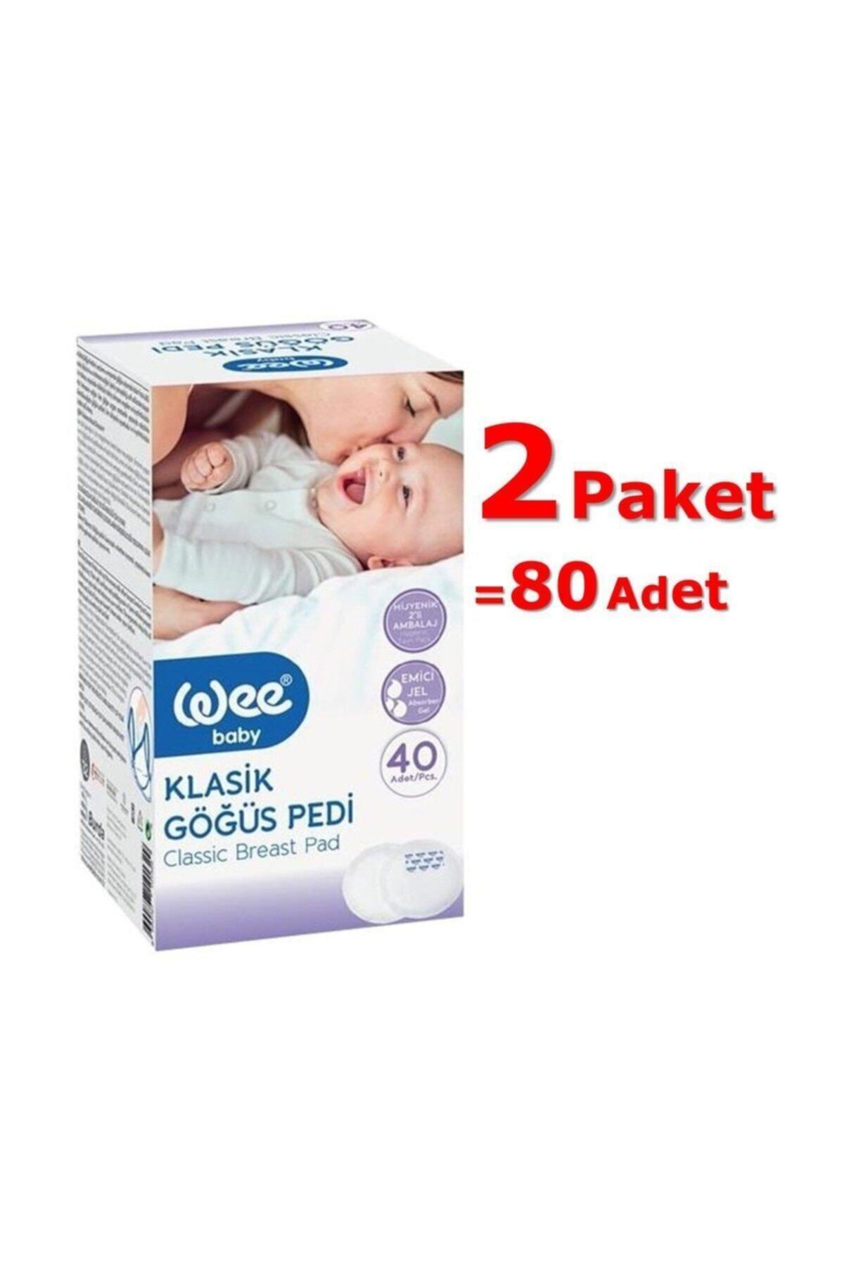 Wee Baby Tek Kullanımlık Jelli Göğüs Pedi 40x2paket
