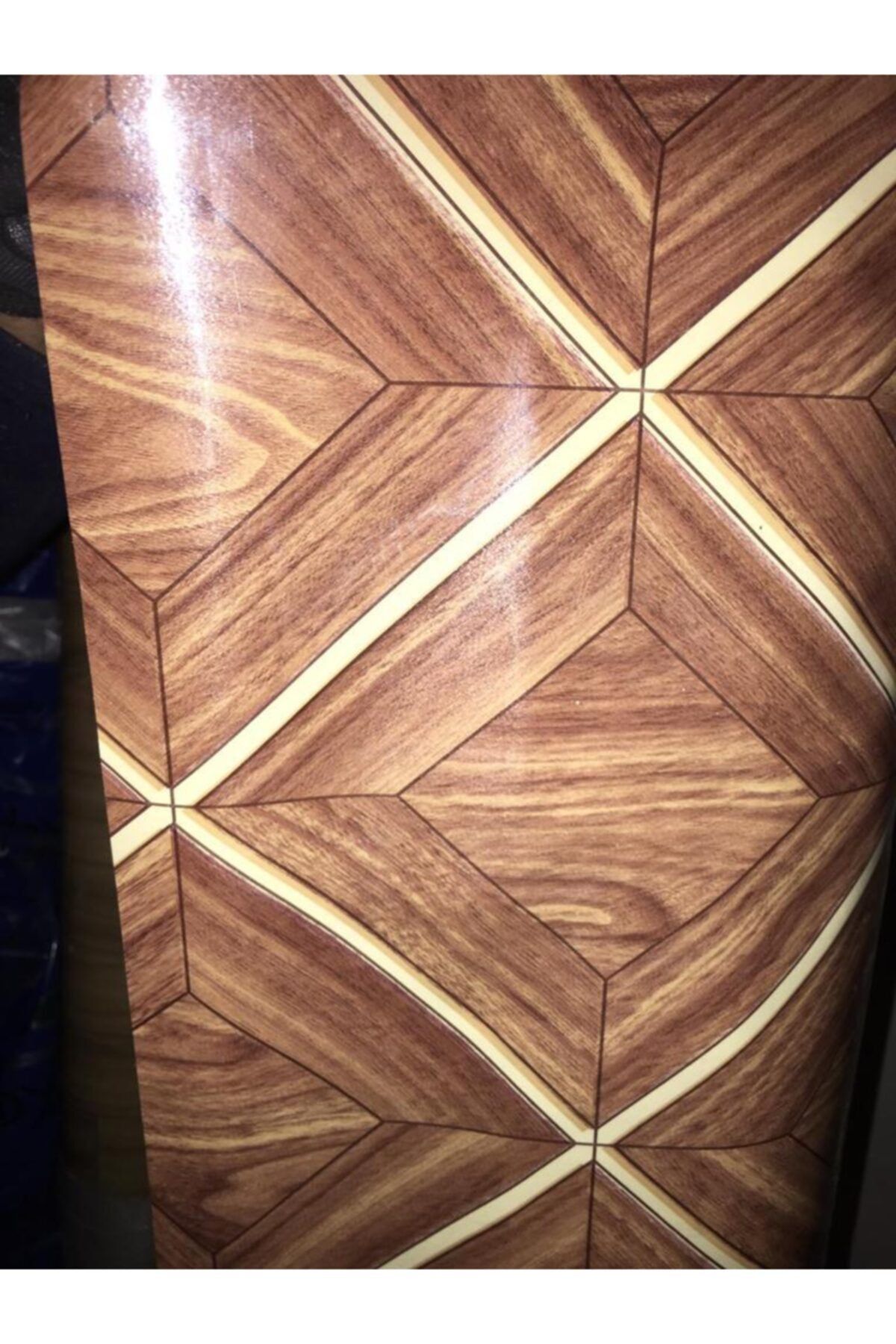 NET Muşamba Desenli Pvc Zemin Kaplama 150cm X 300cm Yer Döşemesi
