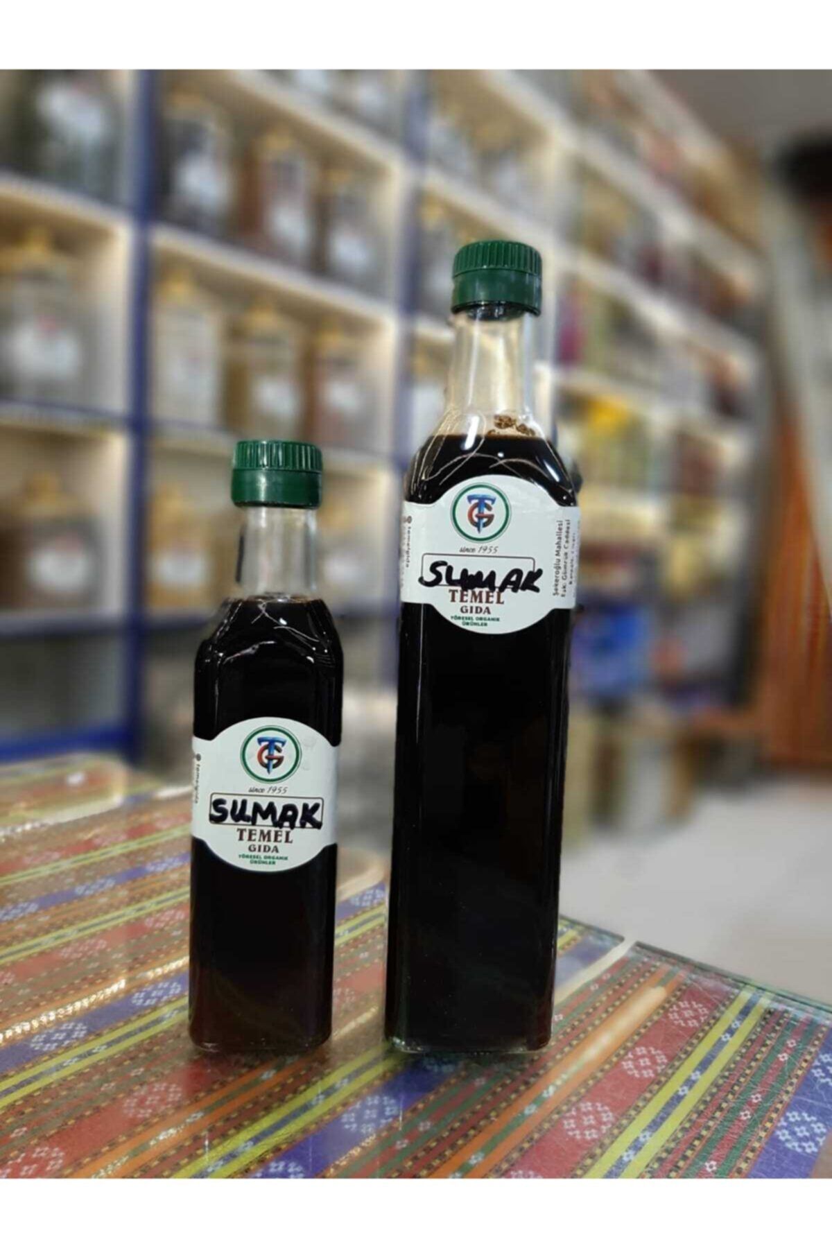 TEMEL GIDA Halis Orjinal Katkısız Sıvı Sumak Ekşisi 1 Küçük Şişe