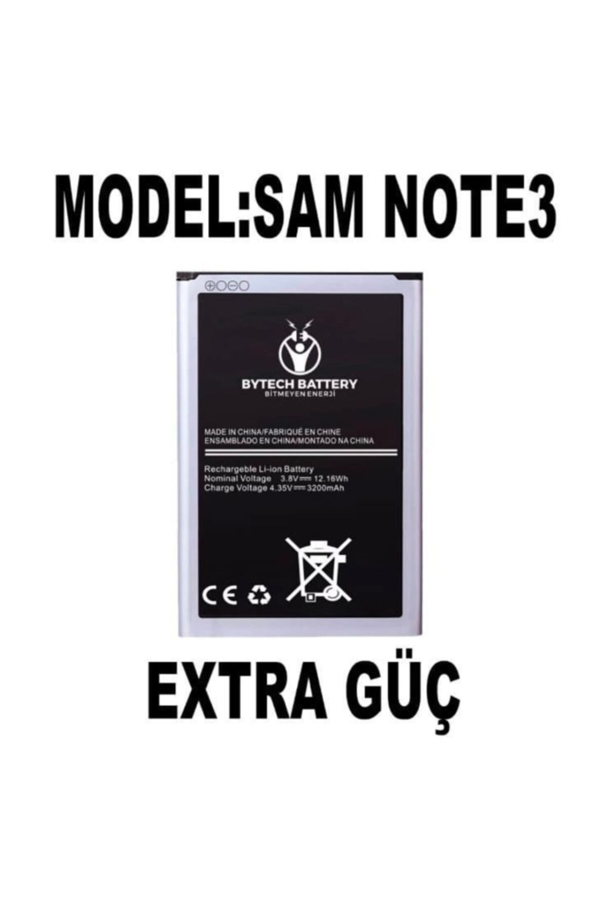 Samsung Bytech Note3 Extra Güçlü Batarya