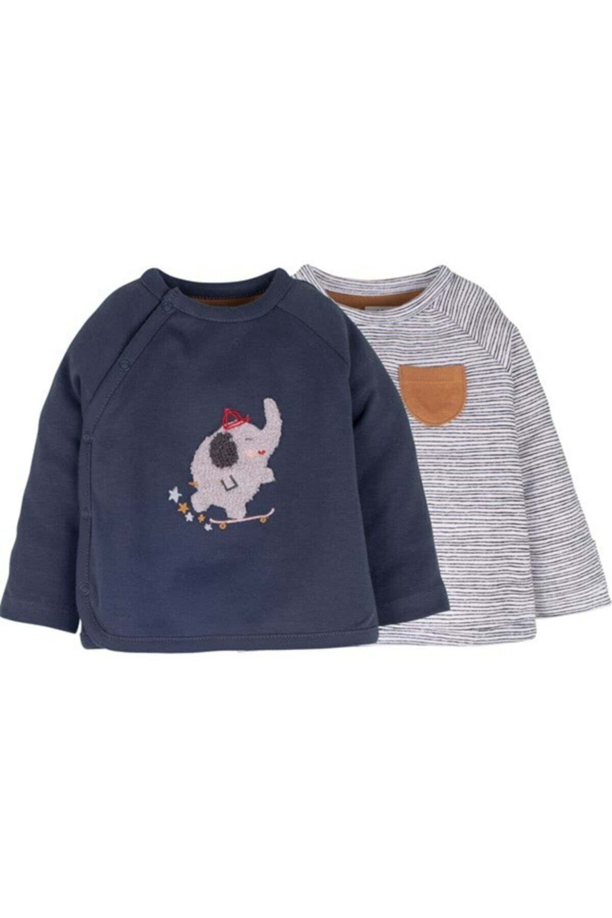 İDİL BABY Bebek Gri 2'li Zıbın